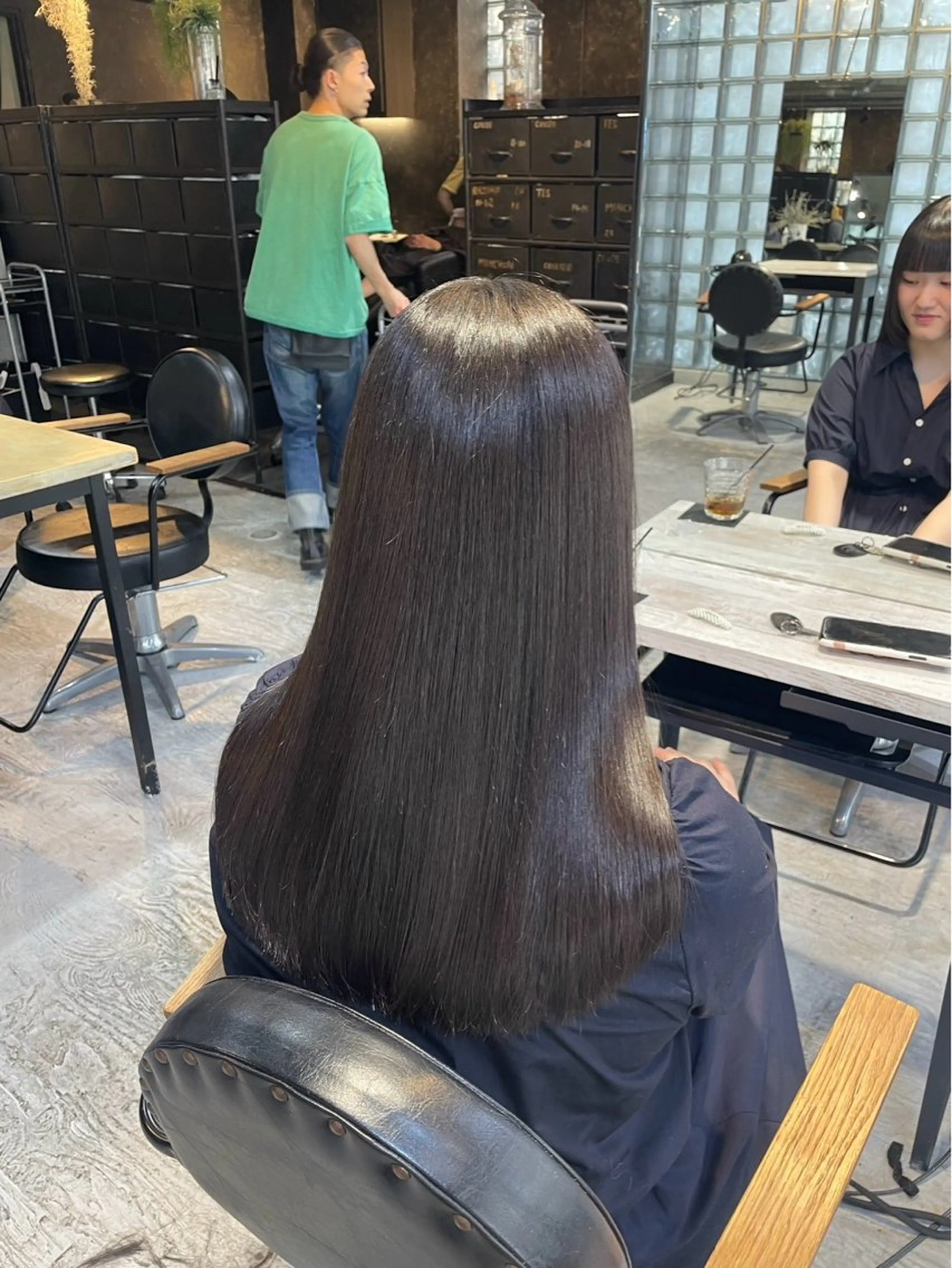 ロング 縮毛矯正 モデル募集中 涼梨紗のヘアスタイル