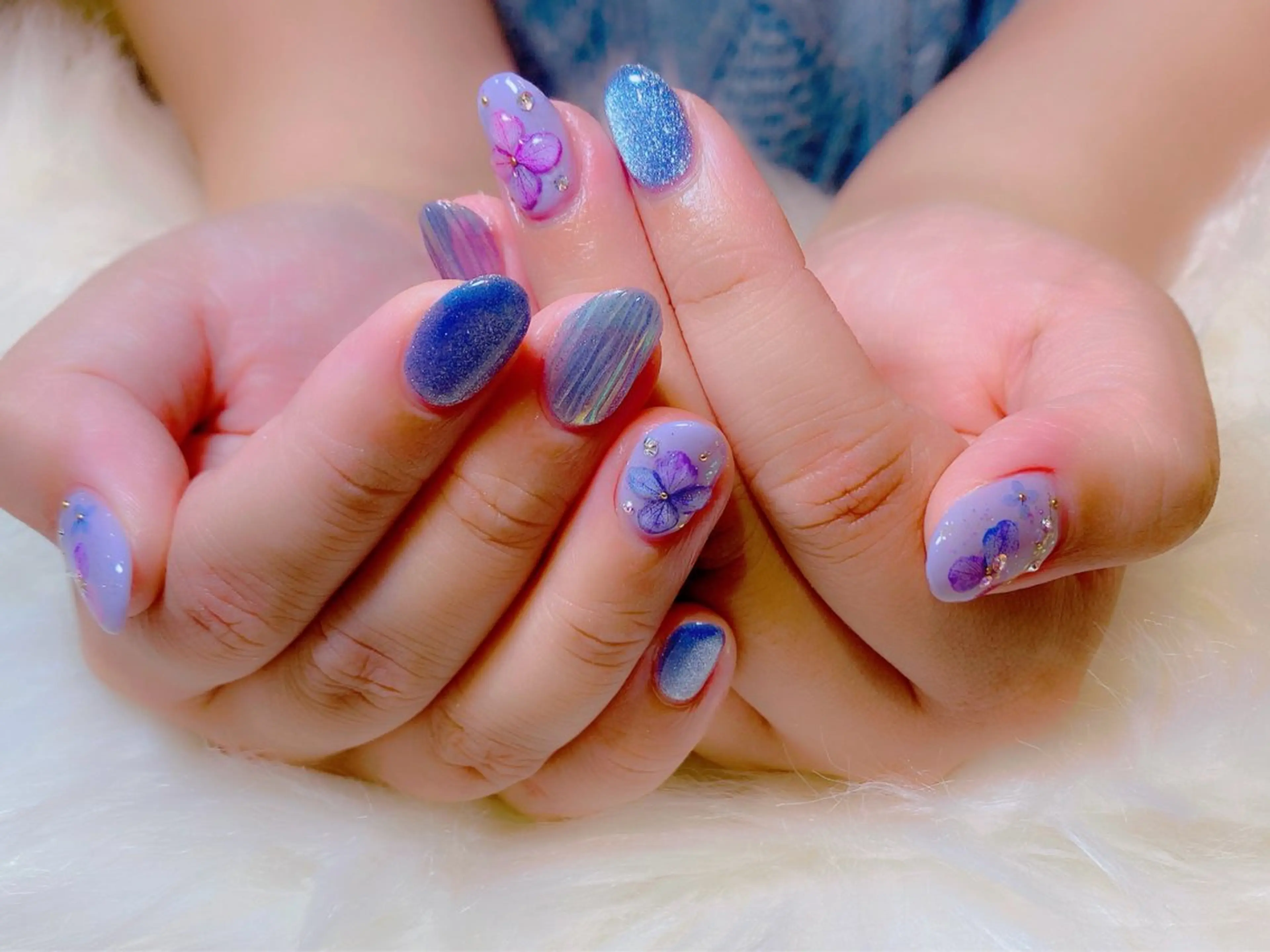 ミディアム ハンドネイル bianca上川端店 川崎のネイルデザイン