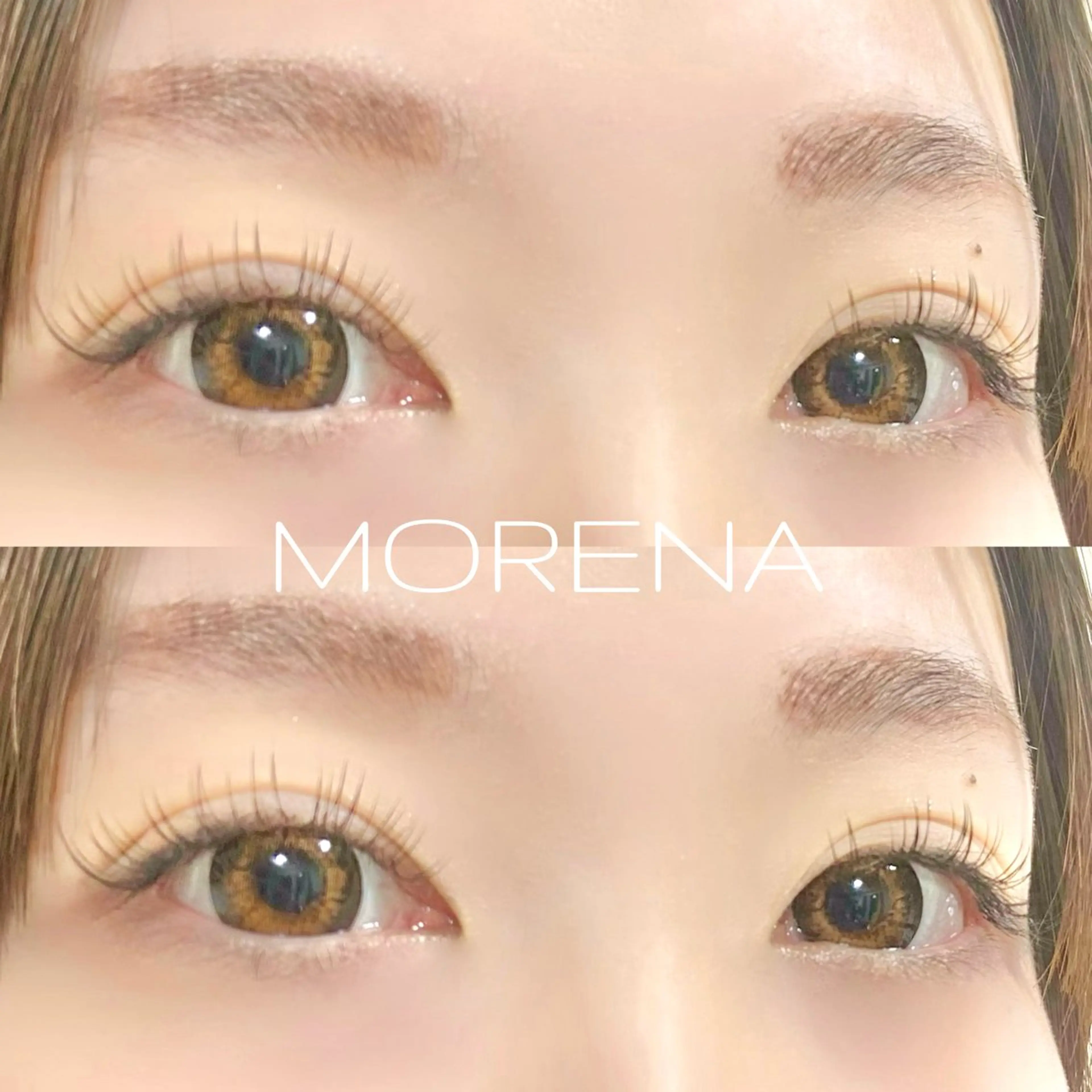 マツエク・マツパ ナチュラル 小顔eyelash MORENAのマツエク・マツパデザイン
