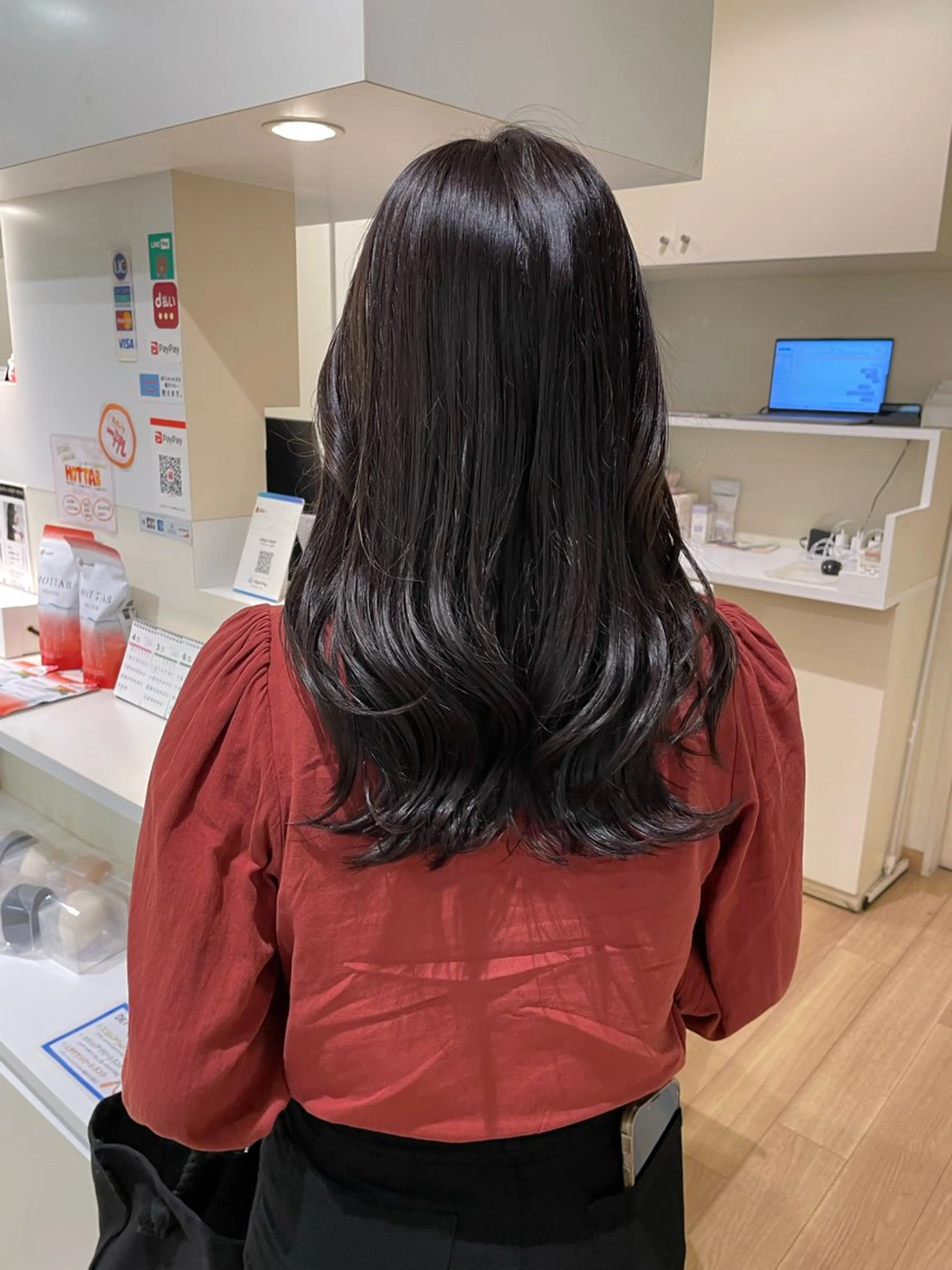 ロング カラー ヘアカラー トリートメント 韓国レイヤー🎀/ 顔周り特化🎀/豊田のヘアスタイル