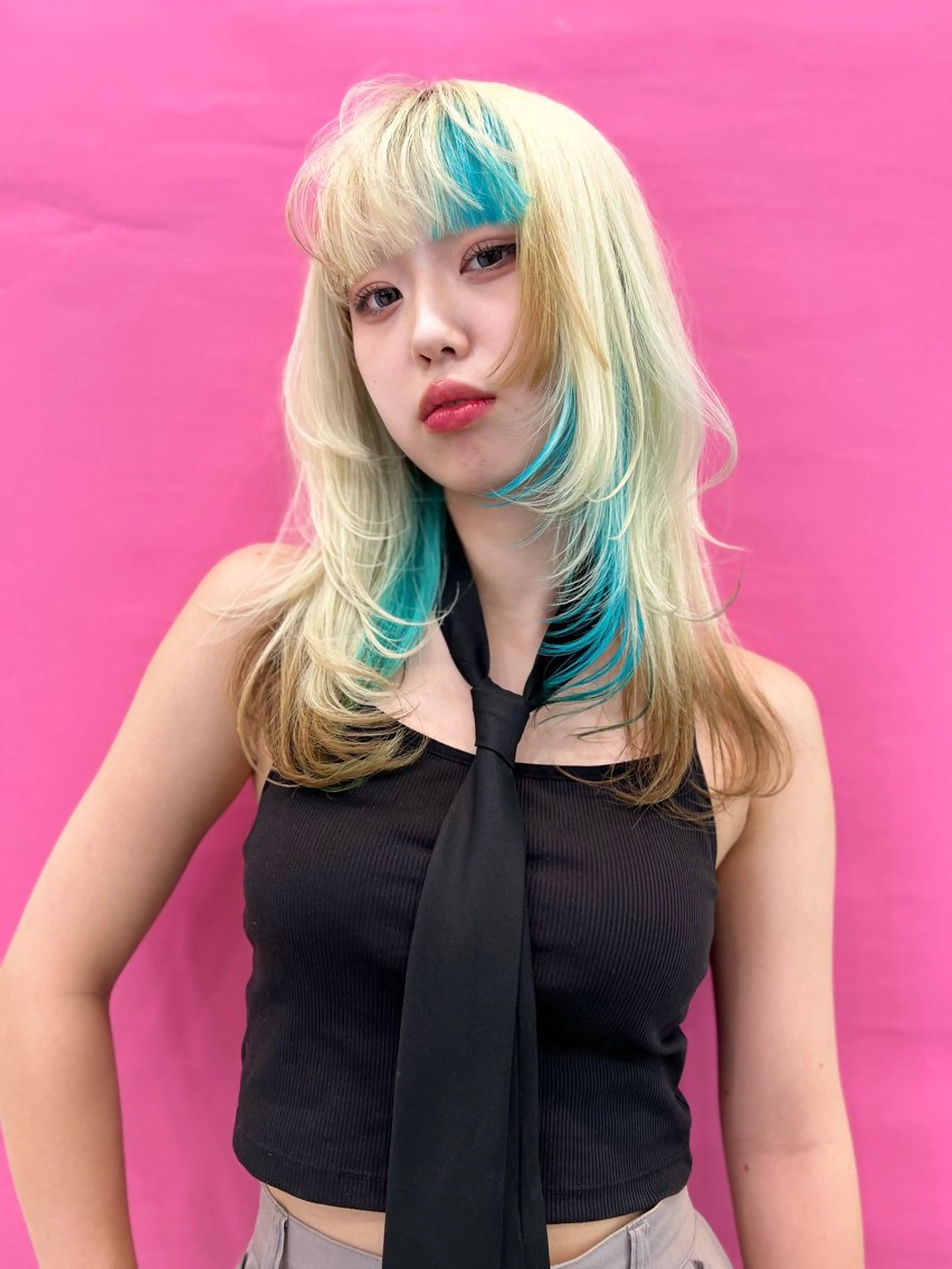 カラー ブリーチ縮毛矯正 ／   DAIA🔥のヘアスタイル