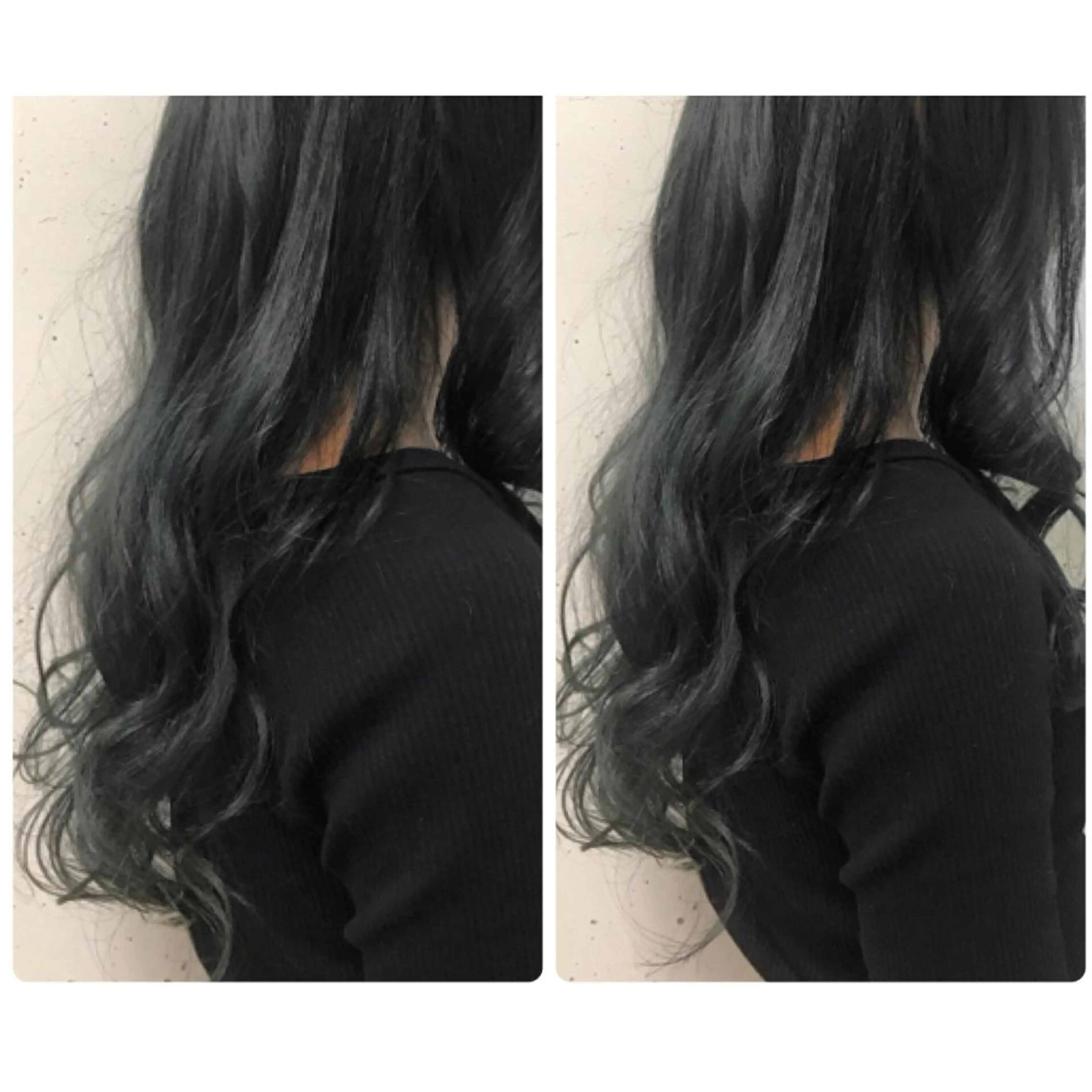 ロング カラー アッシュ アッシュグレー アッシュグレージュ ベージュカラー ブルーカラー ヘアカラー トリートメント 寺山 佳貴のヘアスタイル