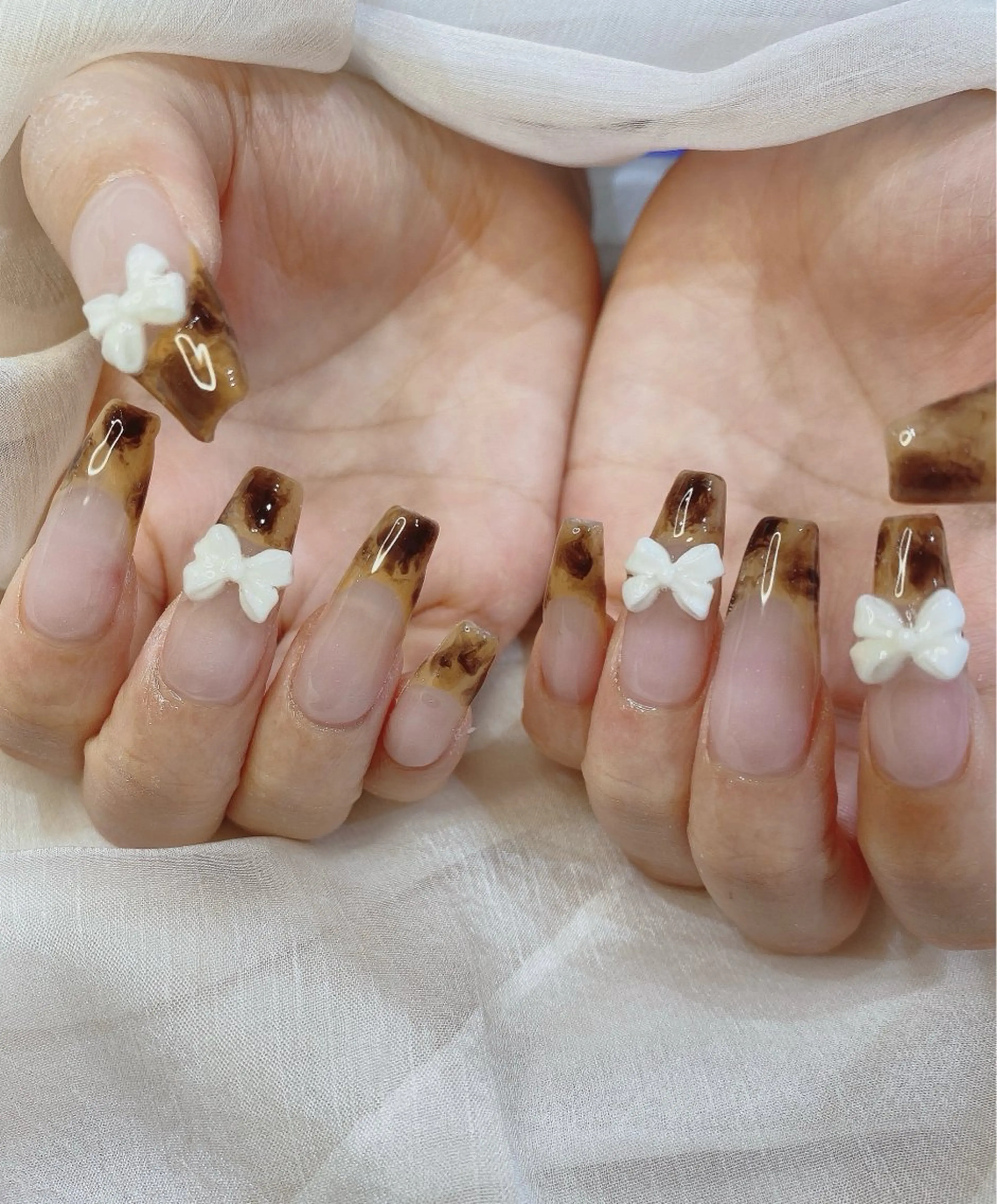 ロング JNA認定講師🌸 RIEのネイルデザイン