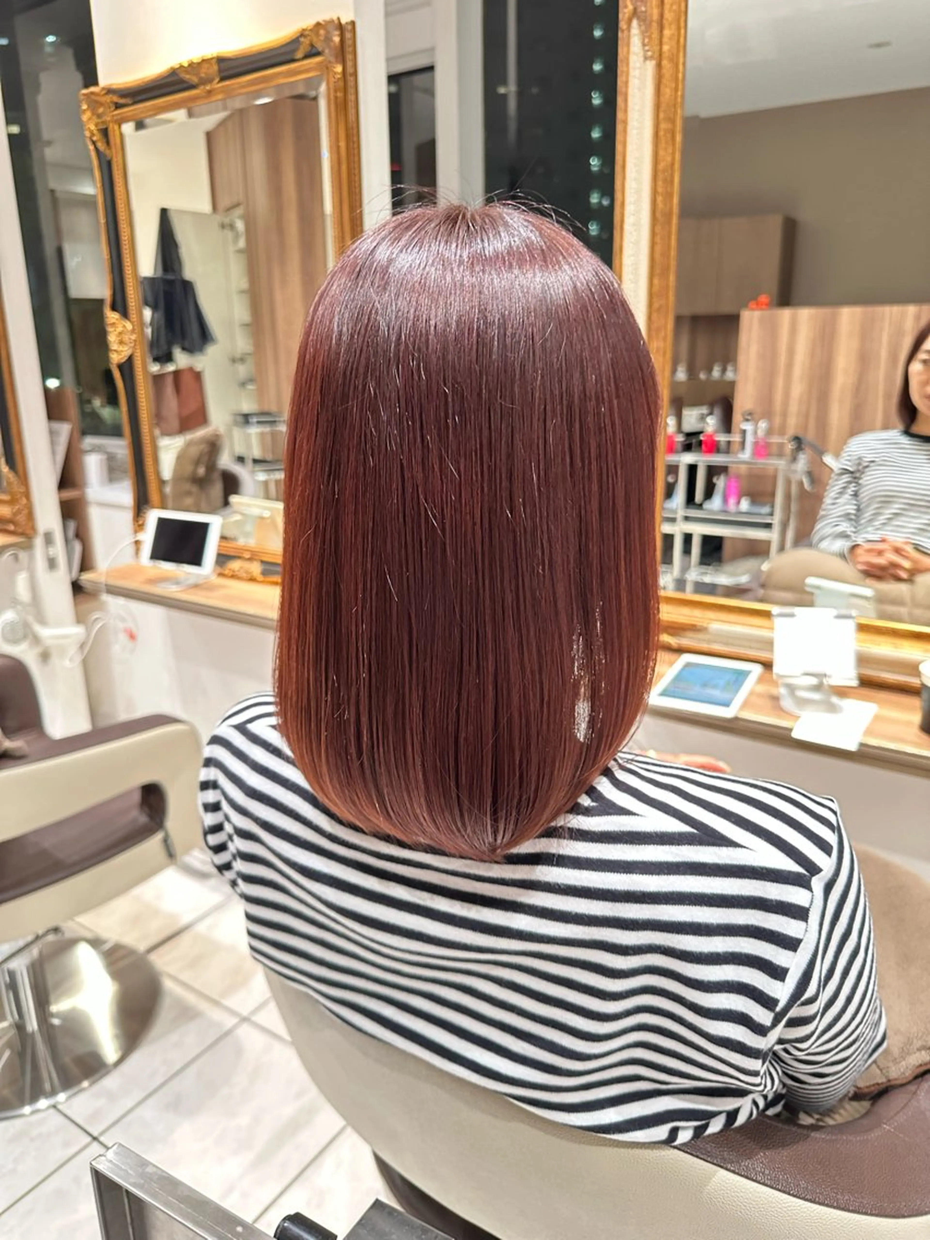 セミロング カラー Ash日暮里 /momijiのヘアスタイル