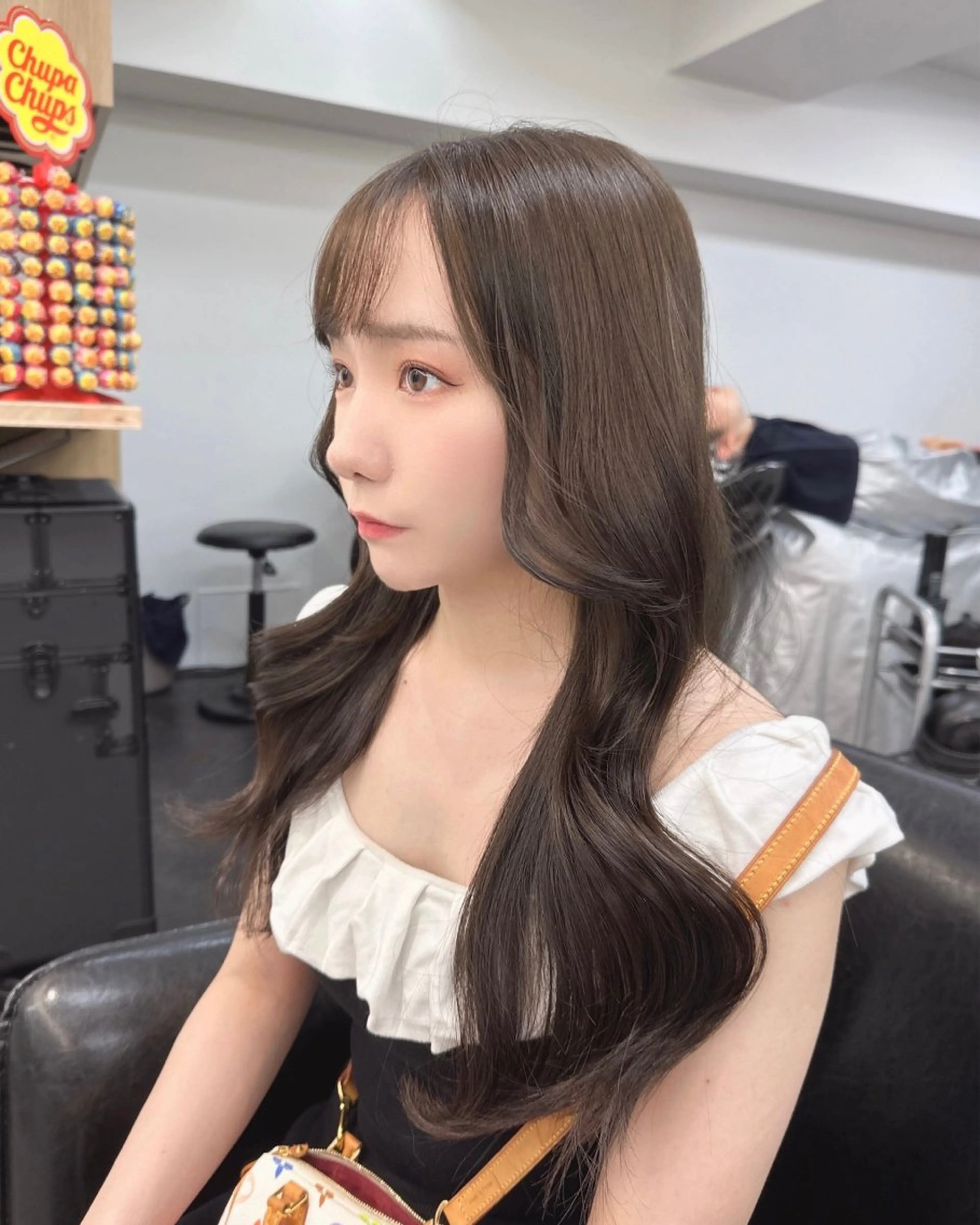 ミディアム カラー 韓国ヘア 店長NEGIのヘアスタイル
