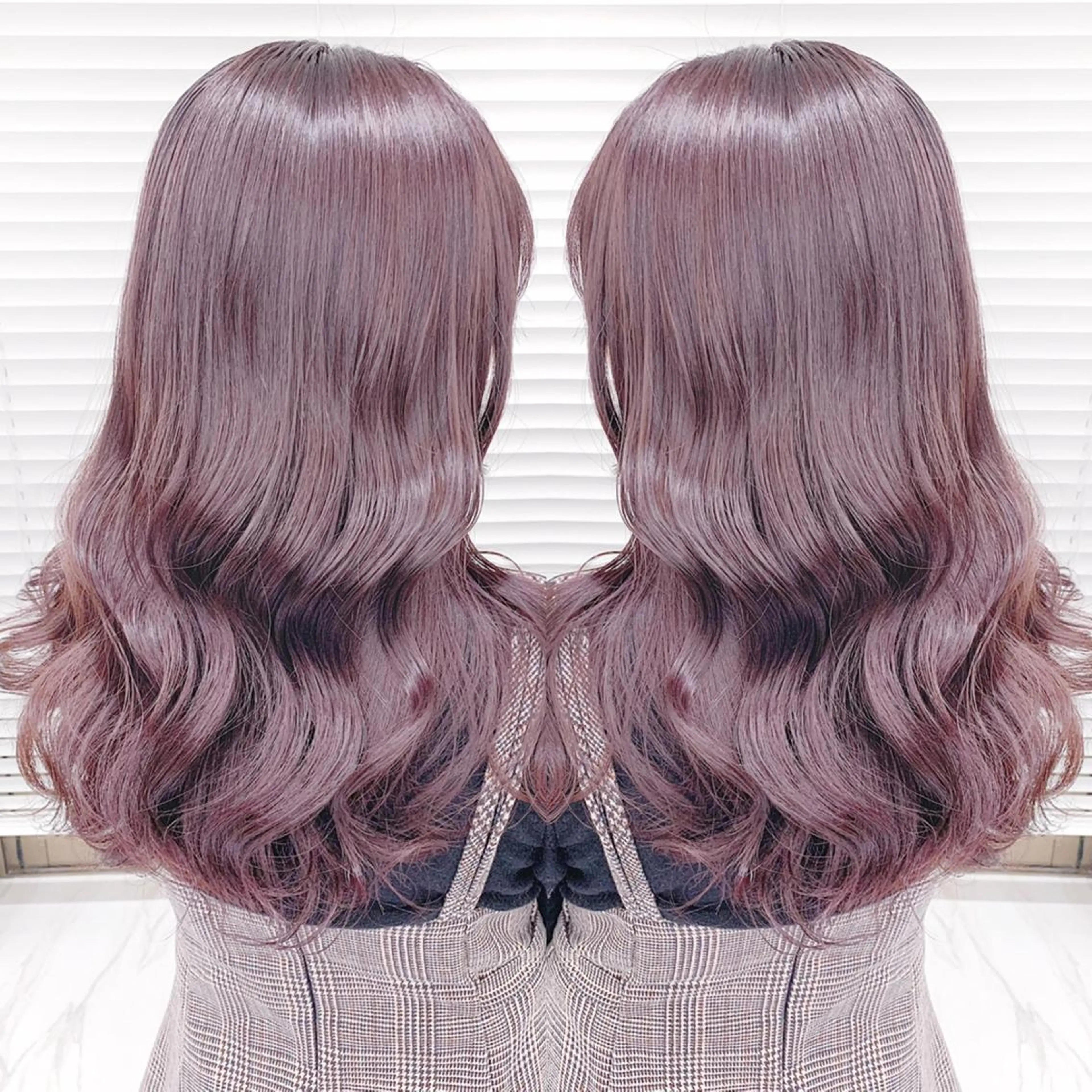 ミディアム カラー 柔らかbeige モトキのヘアスタイル