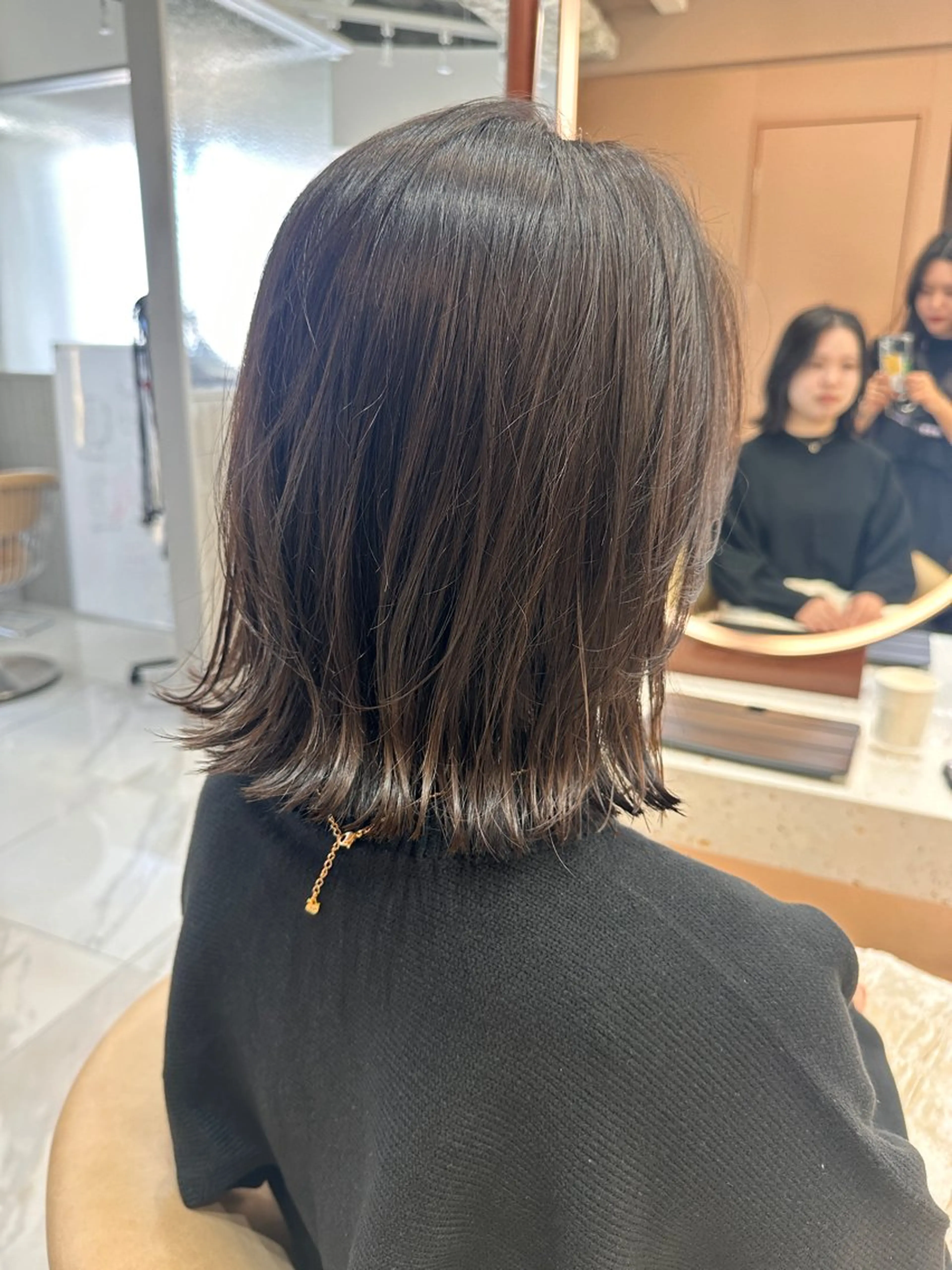 ミディアム カットモデル募集 長谷川のヘアスタイル