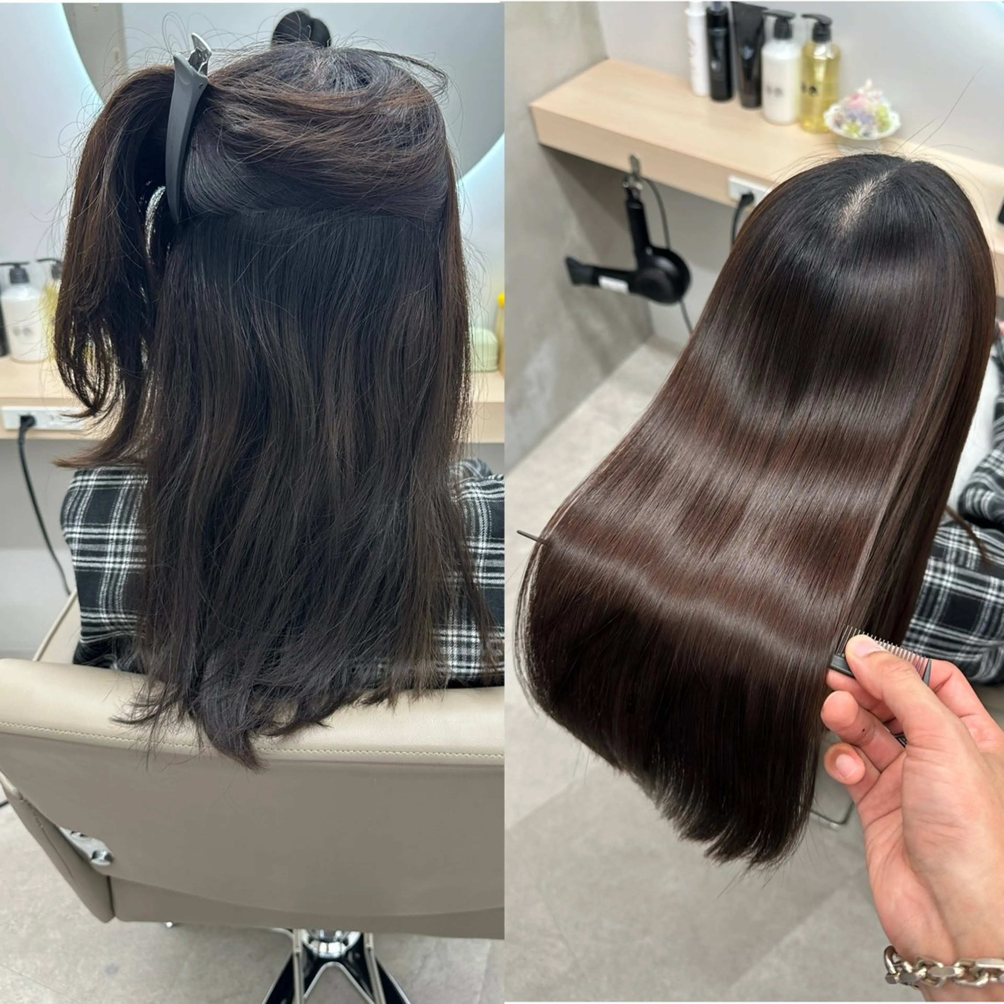 ロング 髪質改善 縮毛矯正 髪質改善🌸縮毛矯正 専門家💖後藤のヘアスタイル