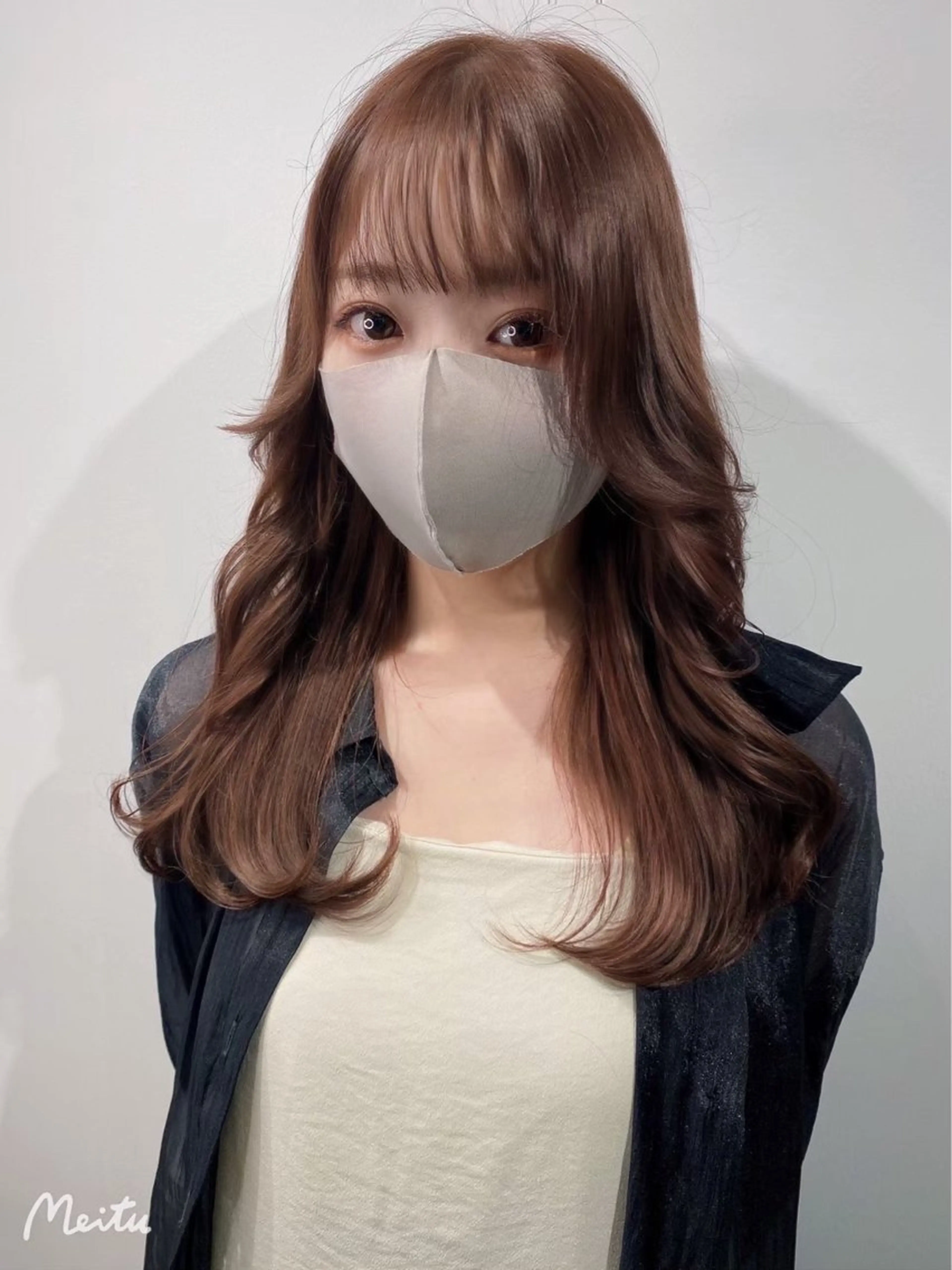 セミロング カット ヘアカラー トリートメント 透明感カラー🪄 髪質改善♡田中みづきのヘアスタイル