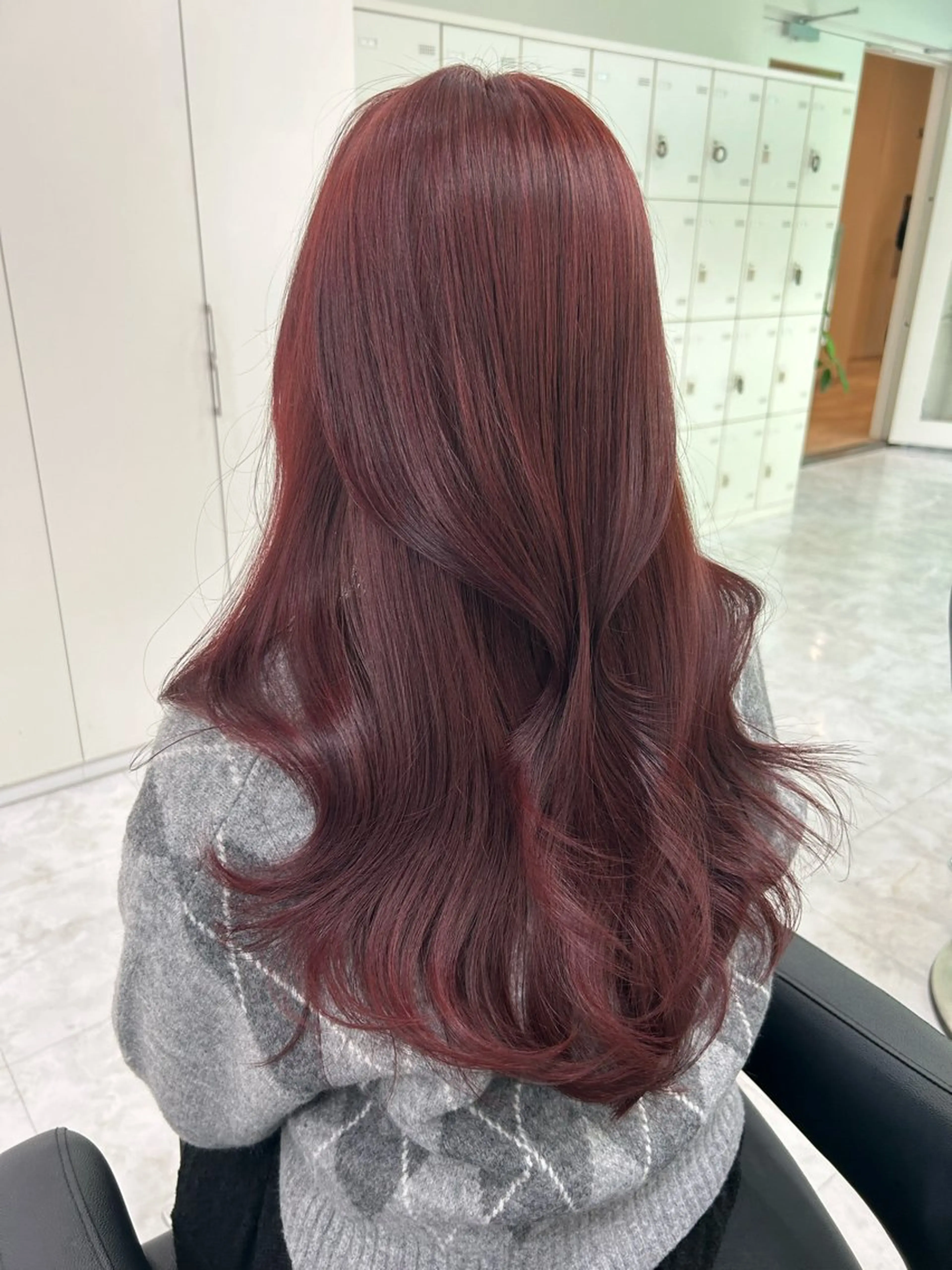 ロング カラー カット ヘアカラー うる艶ストレート♡透 明感カラー♡かずまるのヘアスタイル