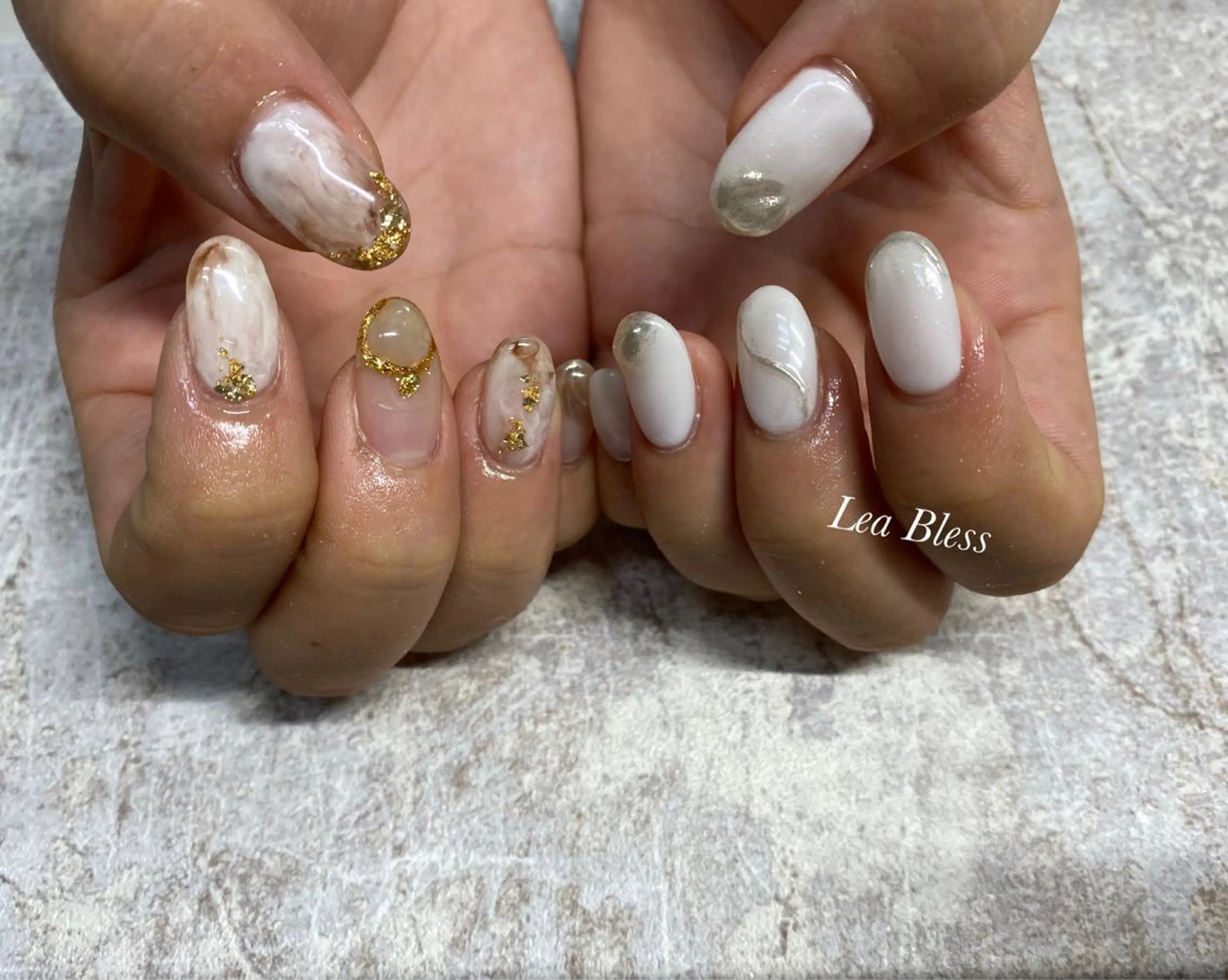 ネイル ハンドネイル Lea Bless 河原町のネイルデザイン