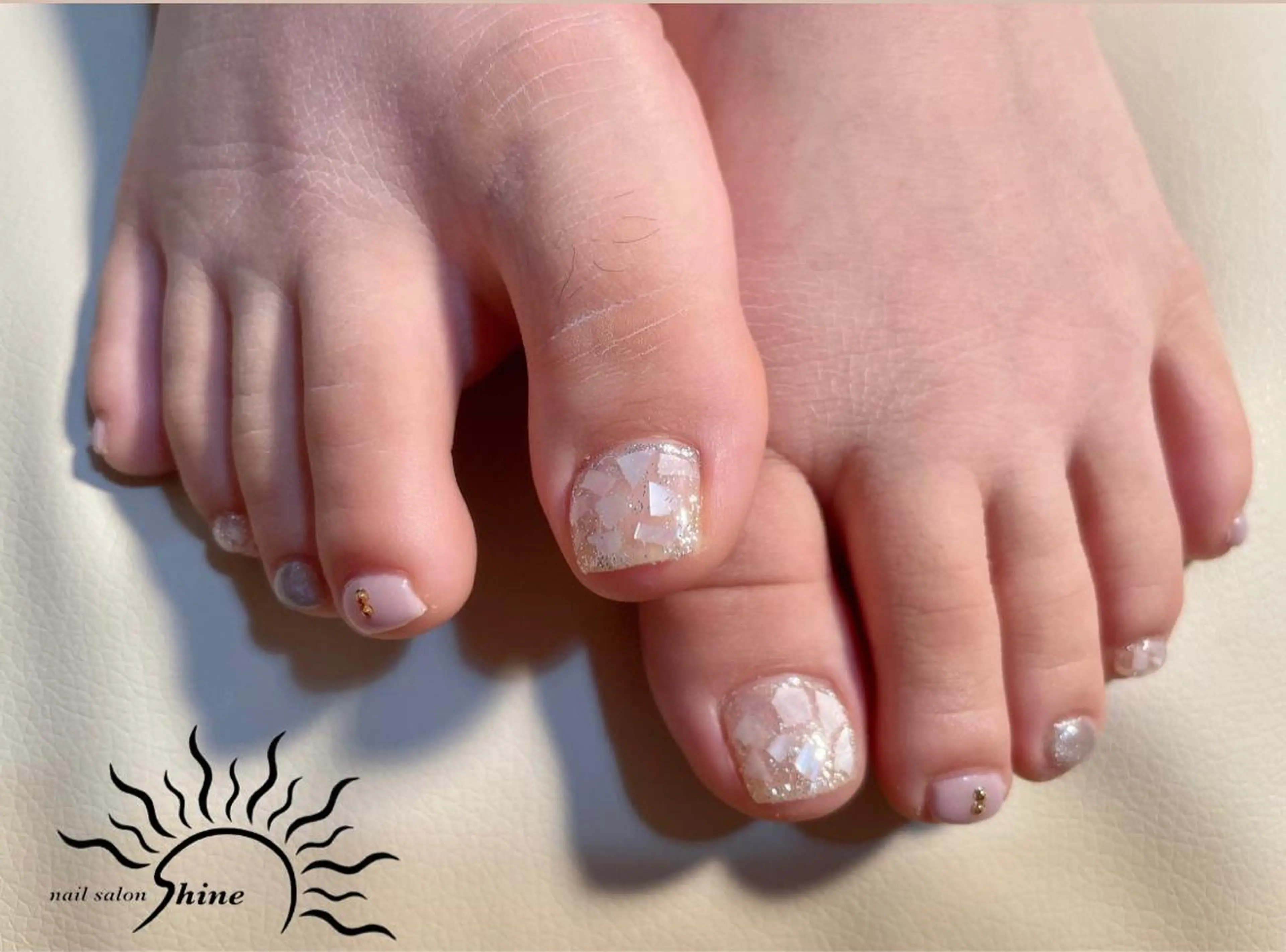 ネイル フットネイル ジェルネイル 持ち込み ハンドネイル n.s _shineのネイルデザイン