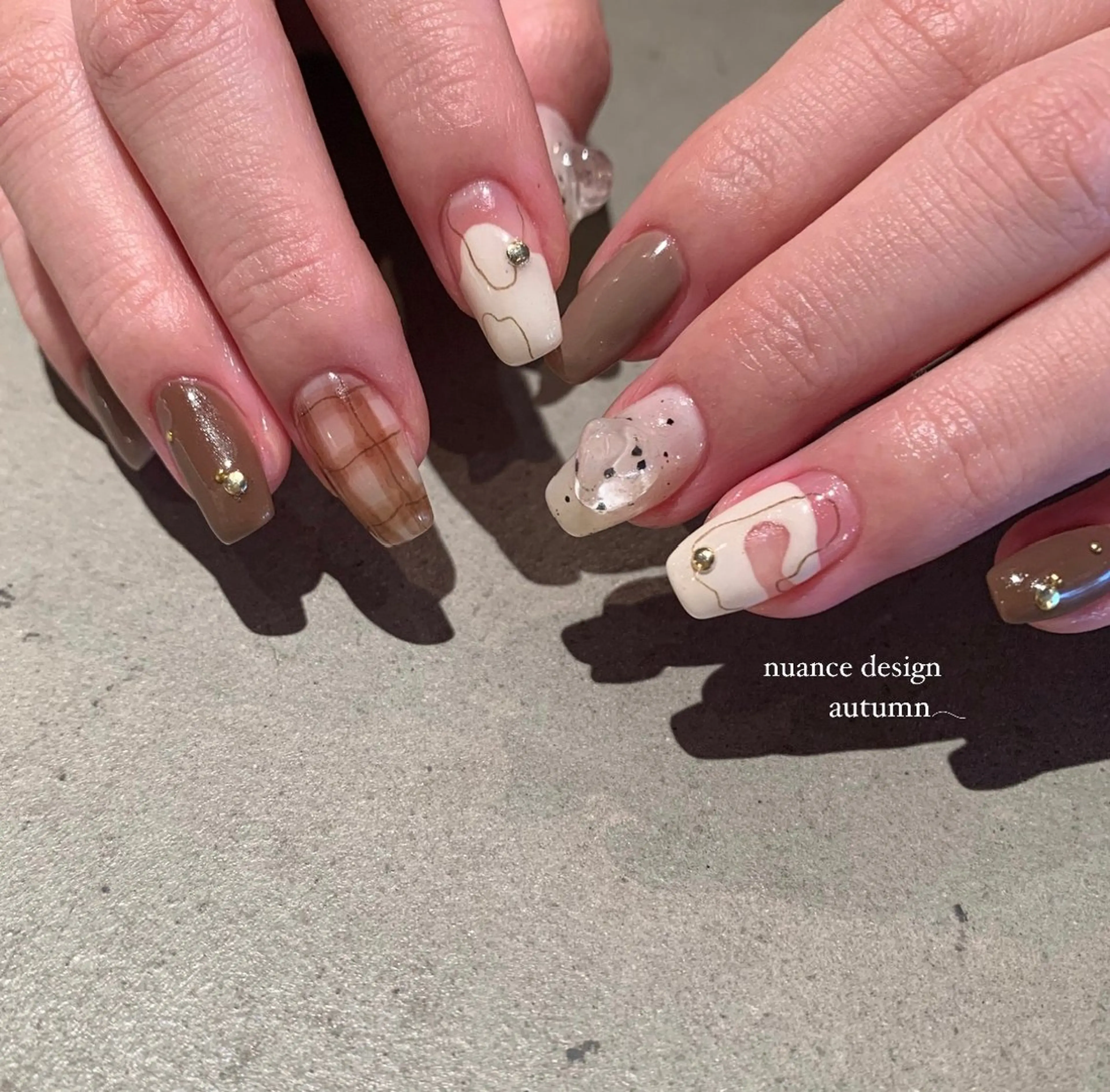 ネイル ハンドネイル にしぐち はるかのネイルデザイン