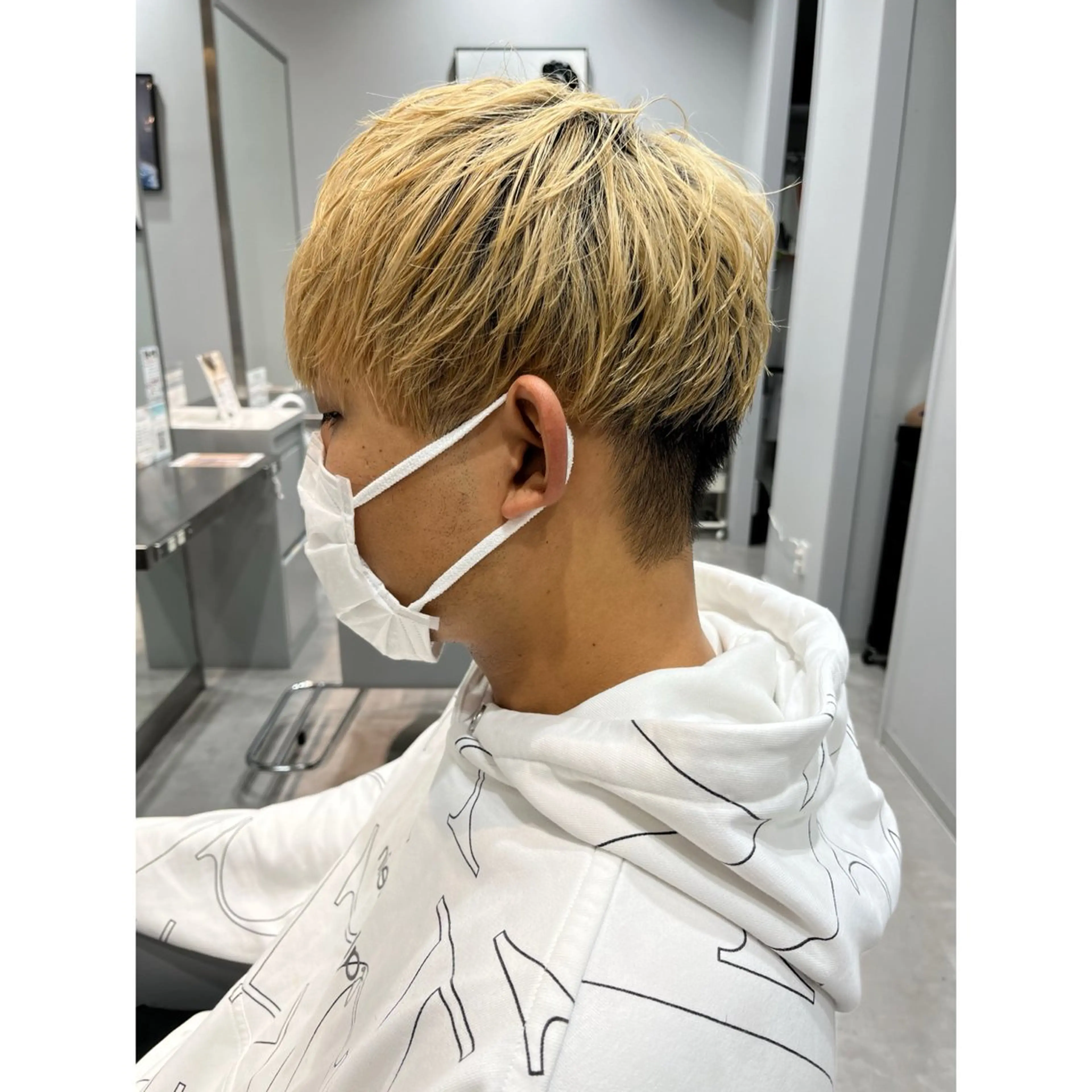 メンズ マッシュ 🦄💓ショートボブ 🦄💓杉浦りなのヘアスタイル