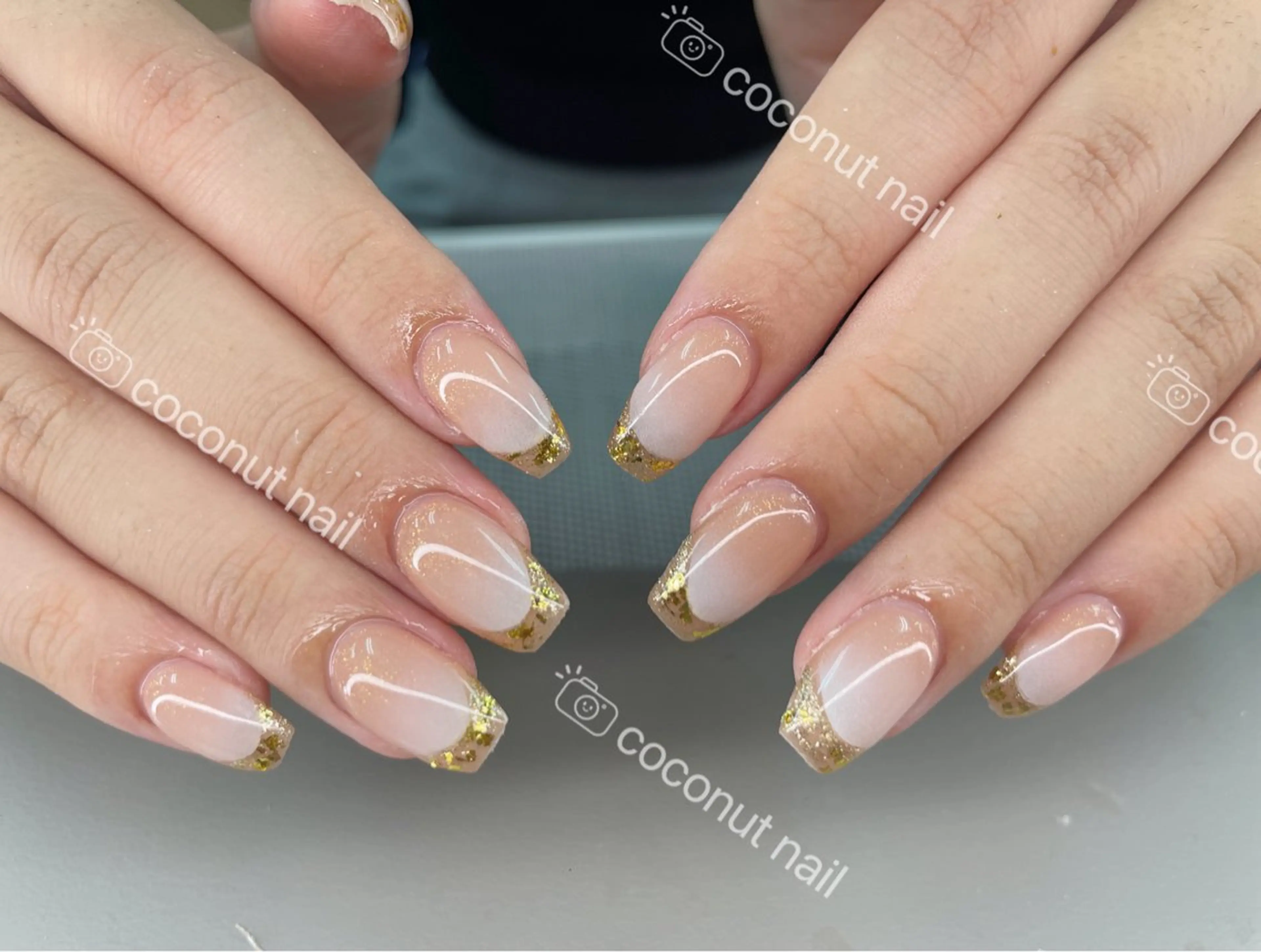 ネイル ハンドネイル 神田 ココナッツのネイルデザイン