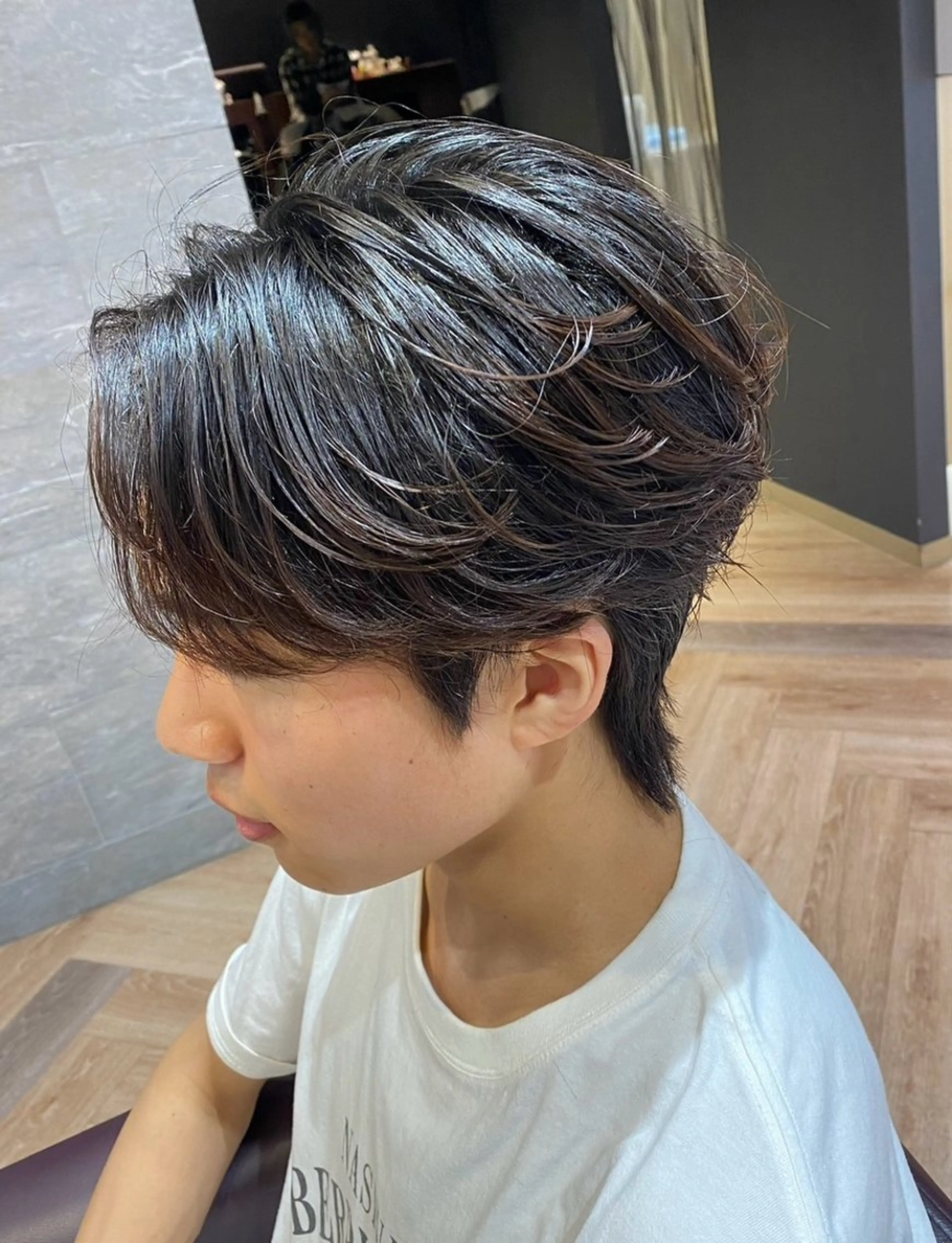 メンズ メンズ特化/フェザー /パーマ/伊勢元のヘアスタイル