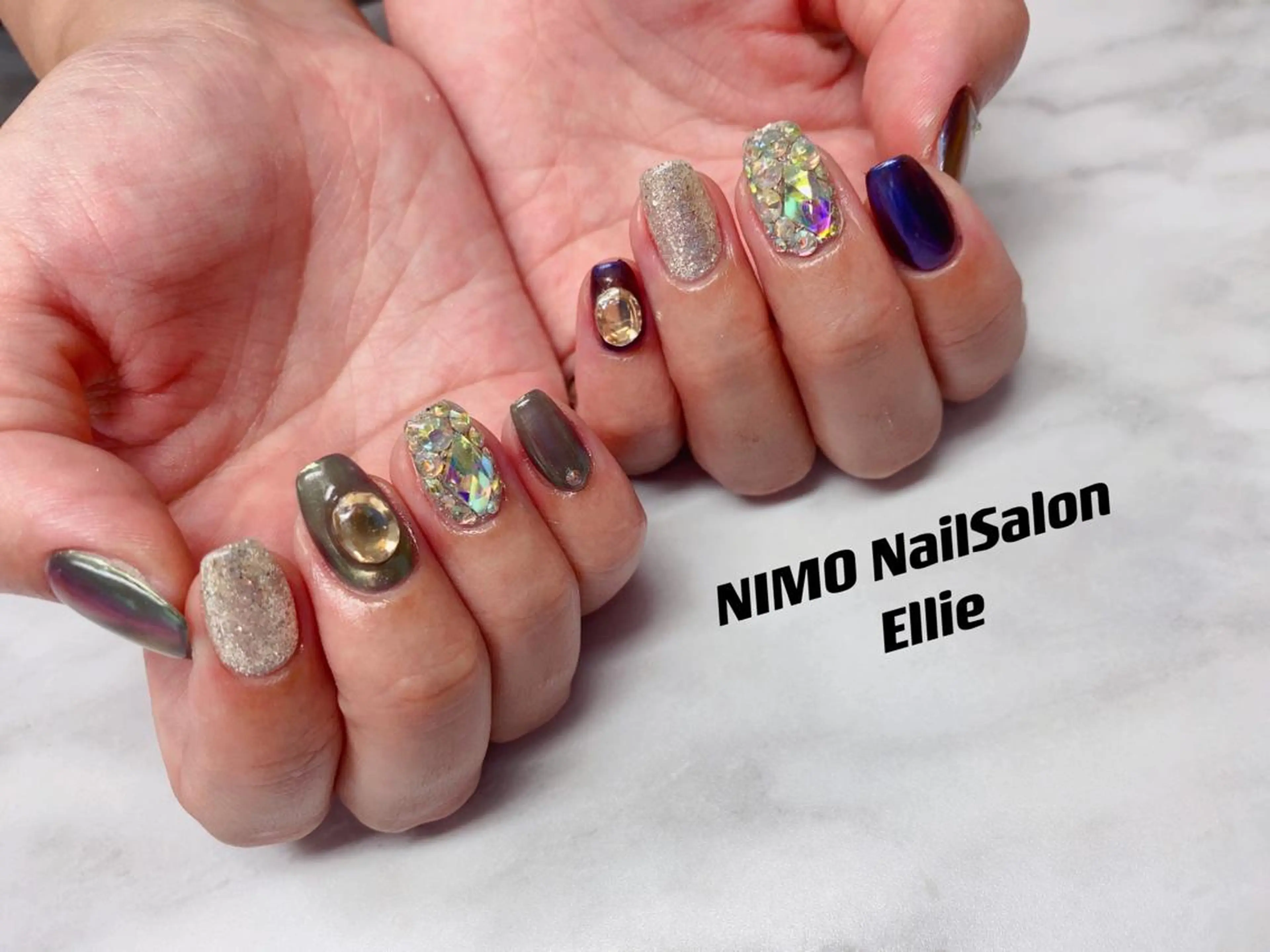 ネイル ハンドネイル ハンドケア 閨匠ビューティサロン 新橋店♡Ellieのネイルデザイン