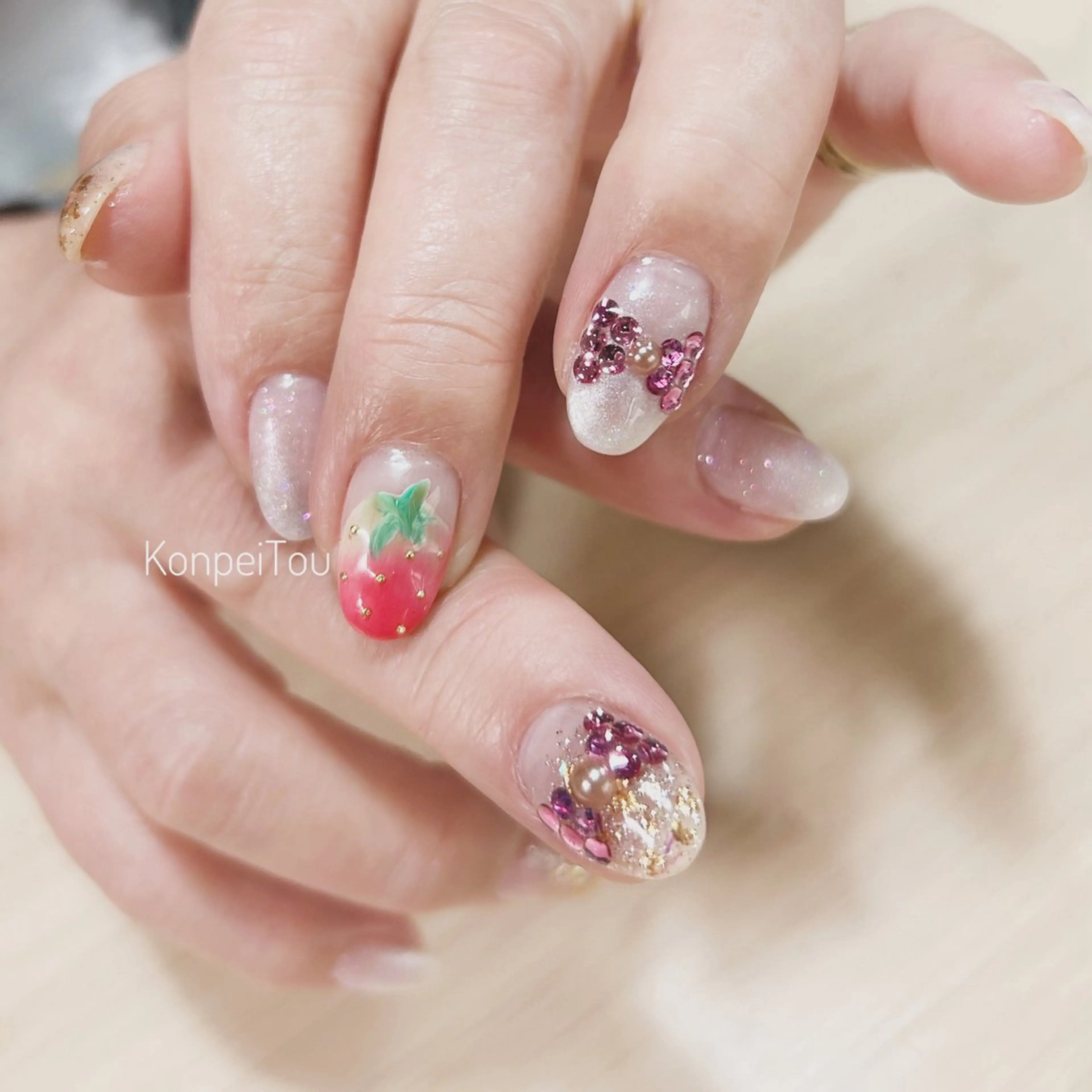 ネイル ハンドネイル おうちのネイルサロン KonpeiTouのネイルデザイン