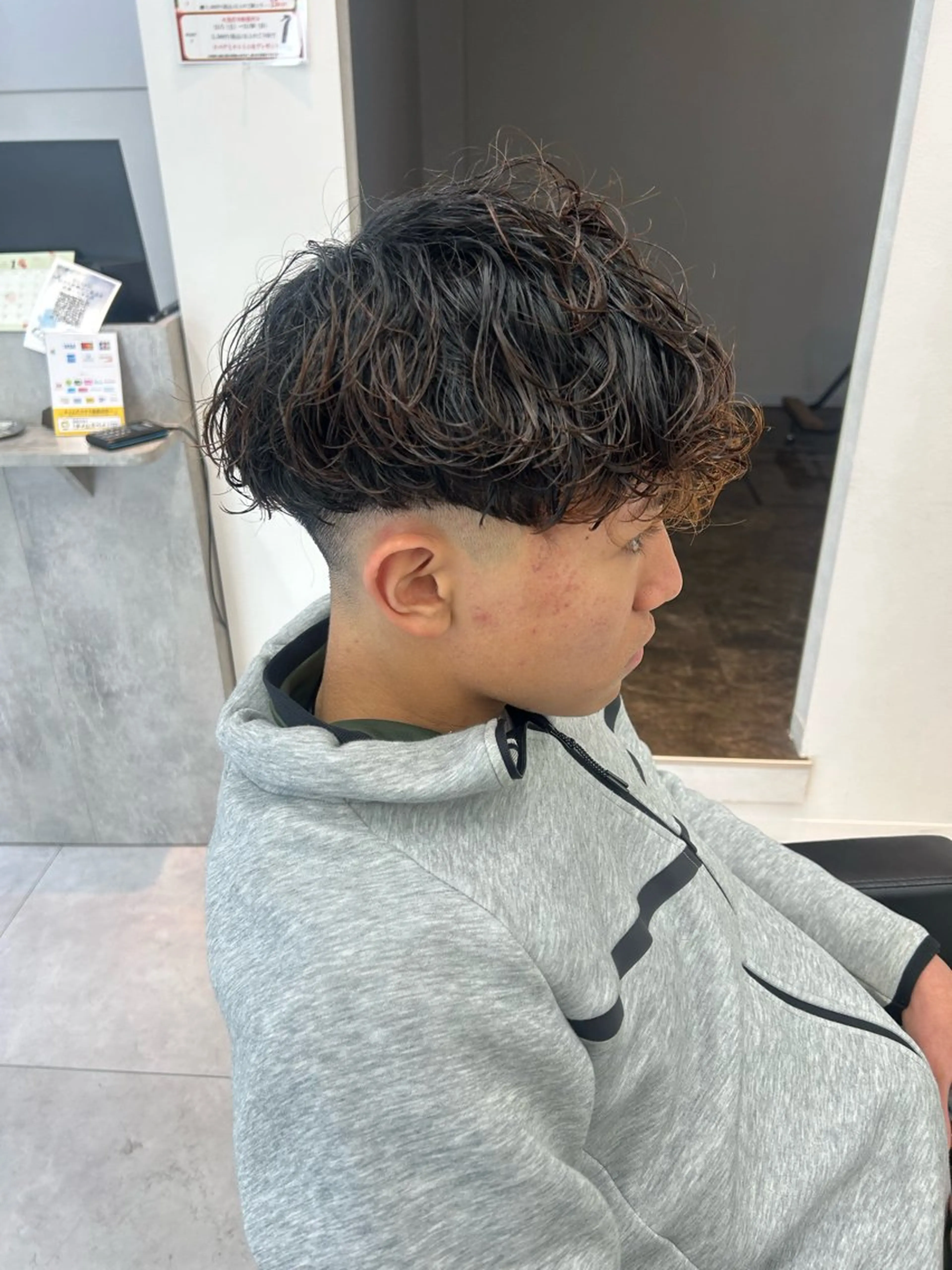 ショート パーマ メンズ カット メンズパーマ /RENA*のヘアスタイル