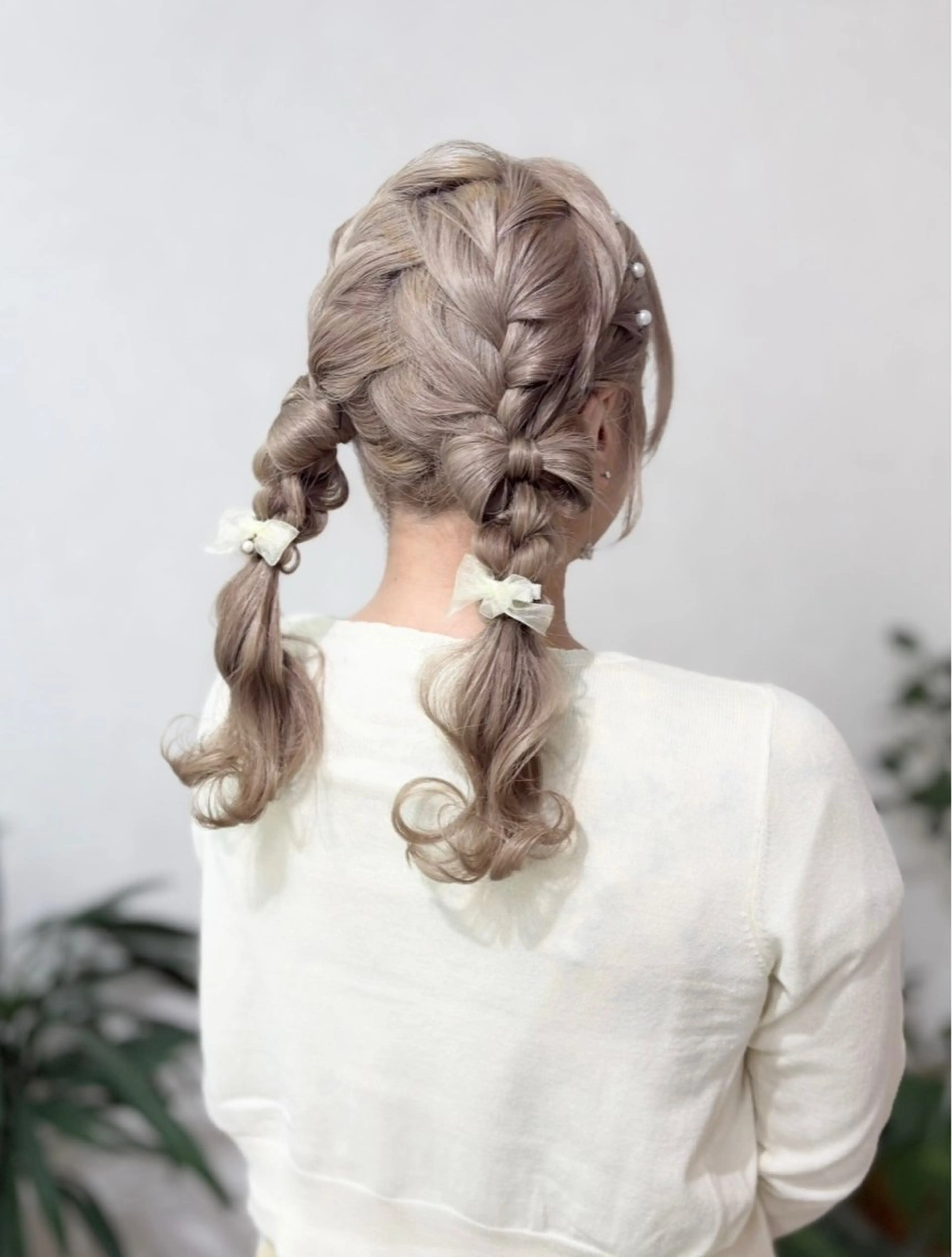 ミディアム ヘアアレンジ ヘアセット ヘアセットサロン /上坪愛美のヘアスタイル