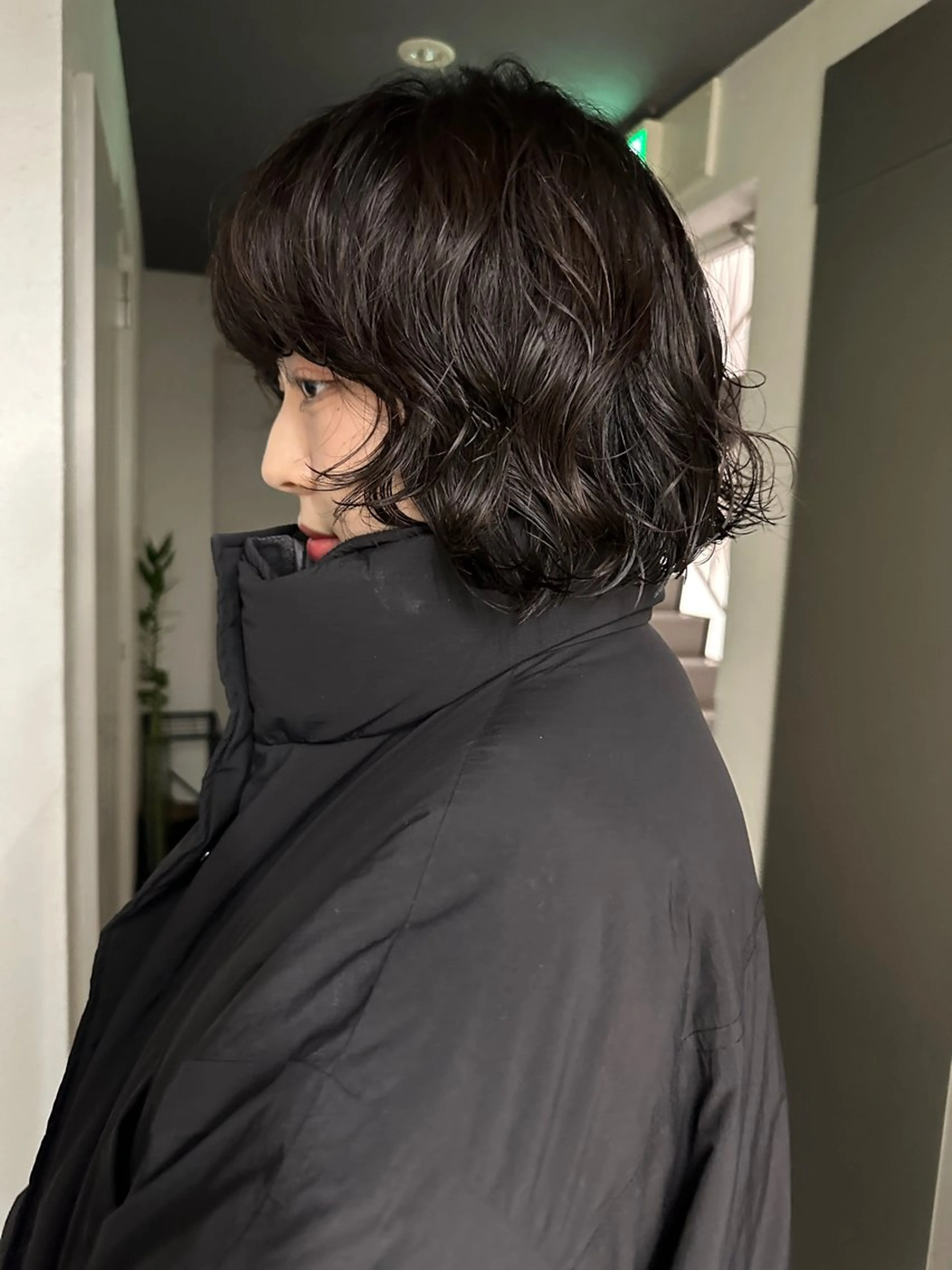 ショート パーマ カット パーマ トリートメント ボブ/レイヤー/ケア パーマ/リュウタのヘアスタイル