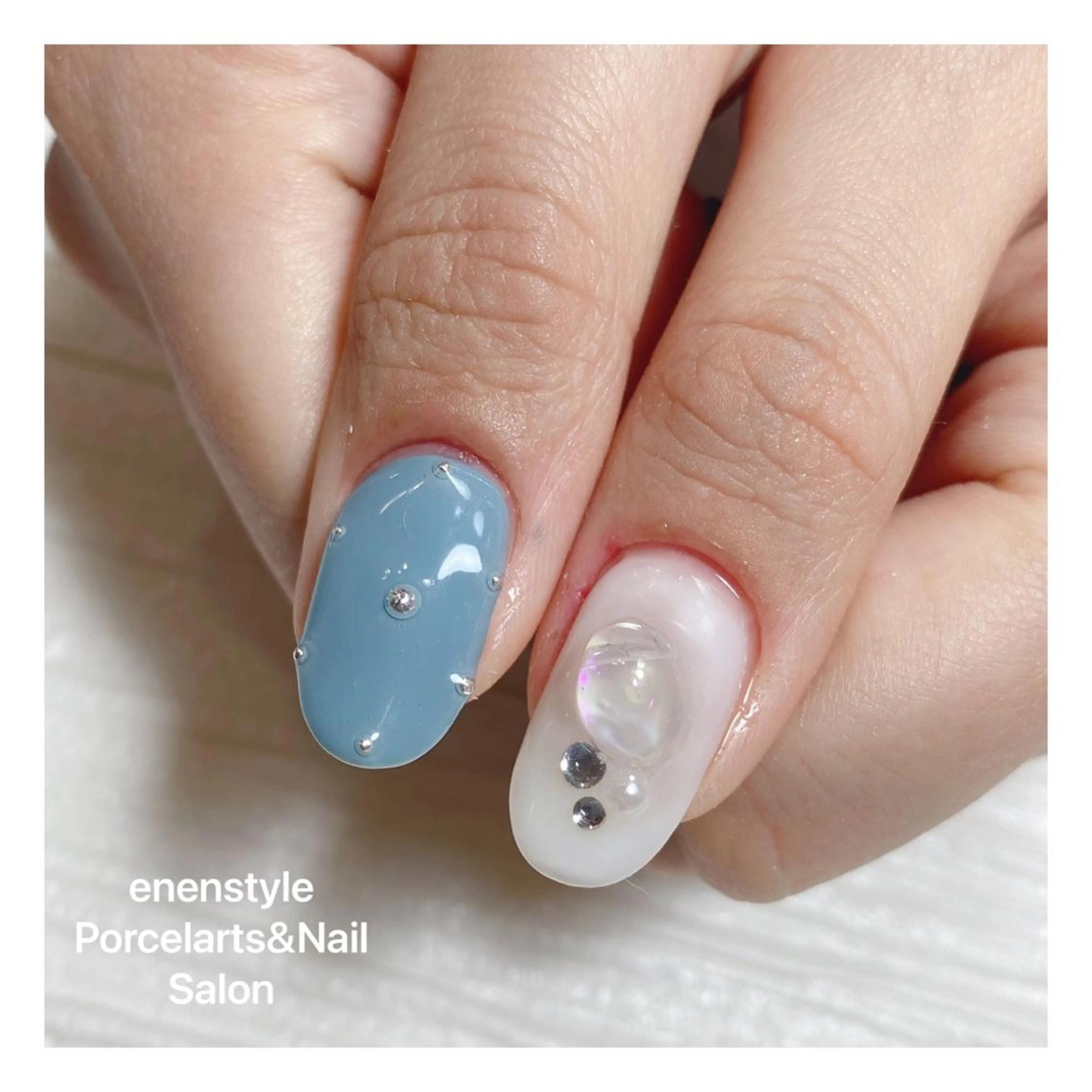 ミディアム ネイル ハンドネイル 👑enen style👑のネイルデザイン