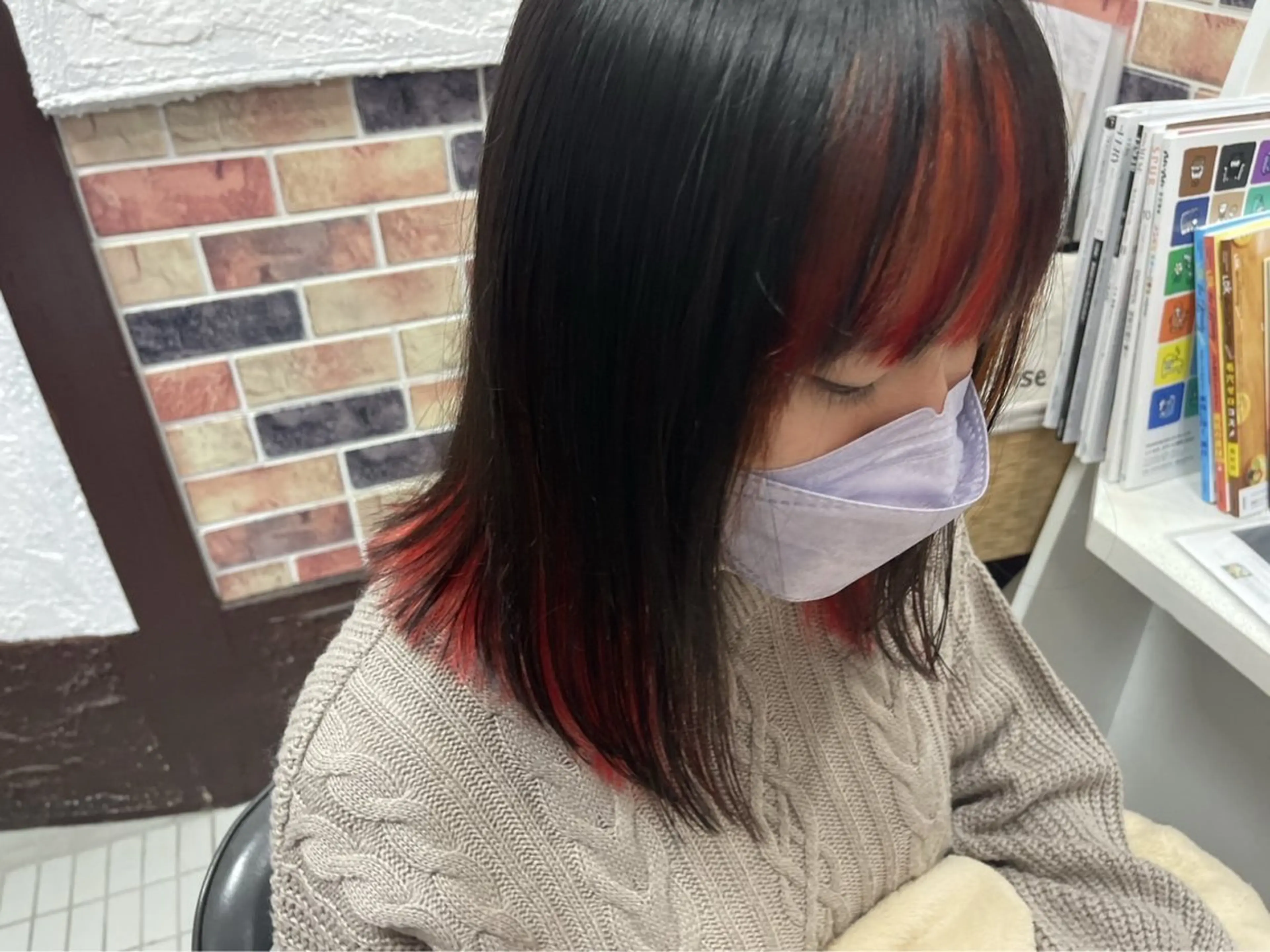 カラー ヘアサロン ユリのヘアスタイル