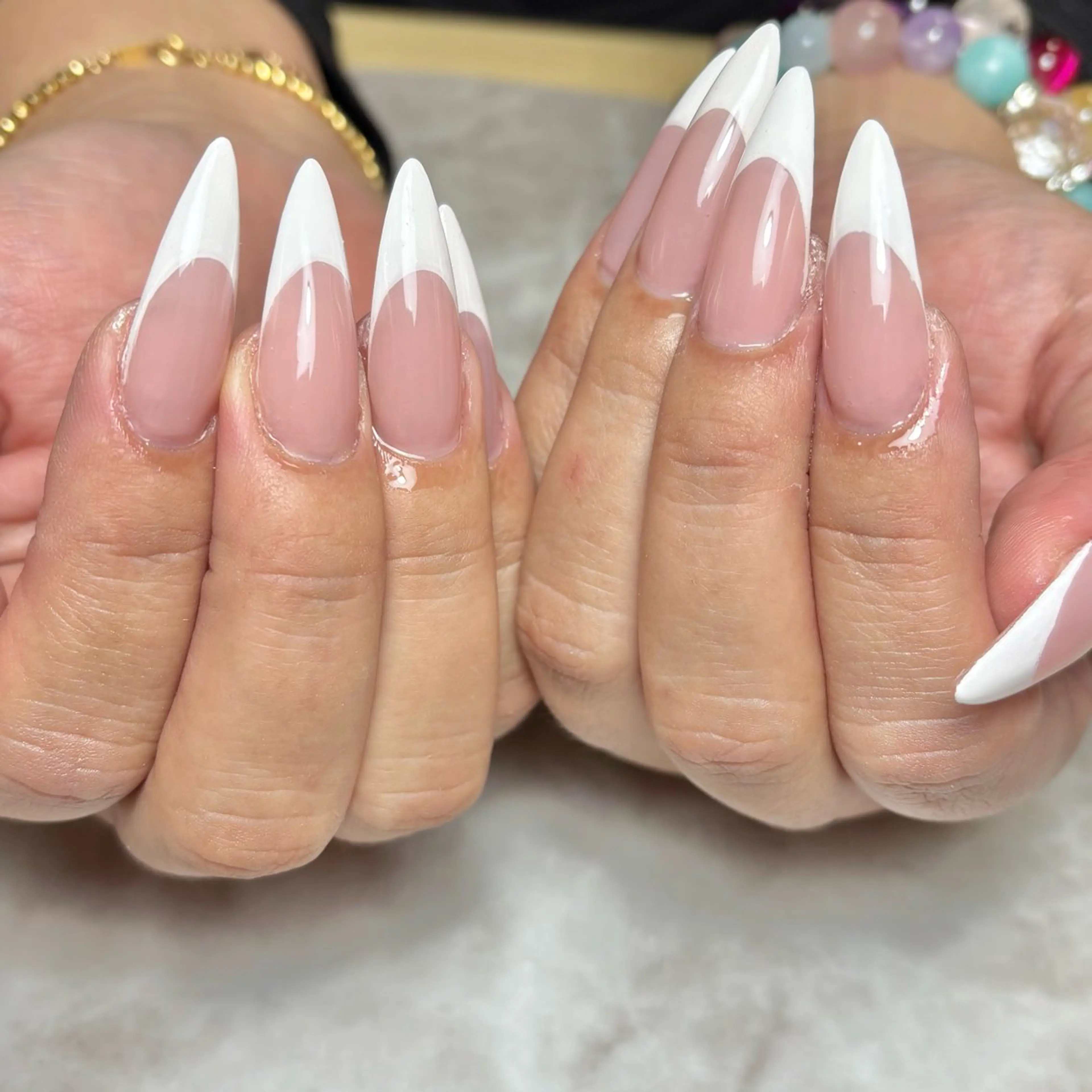 ネイル フレンチネイル シンプルネイル ハンドネイル NAILSALON en+沖縄市美原のネイルデザイン