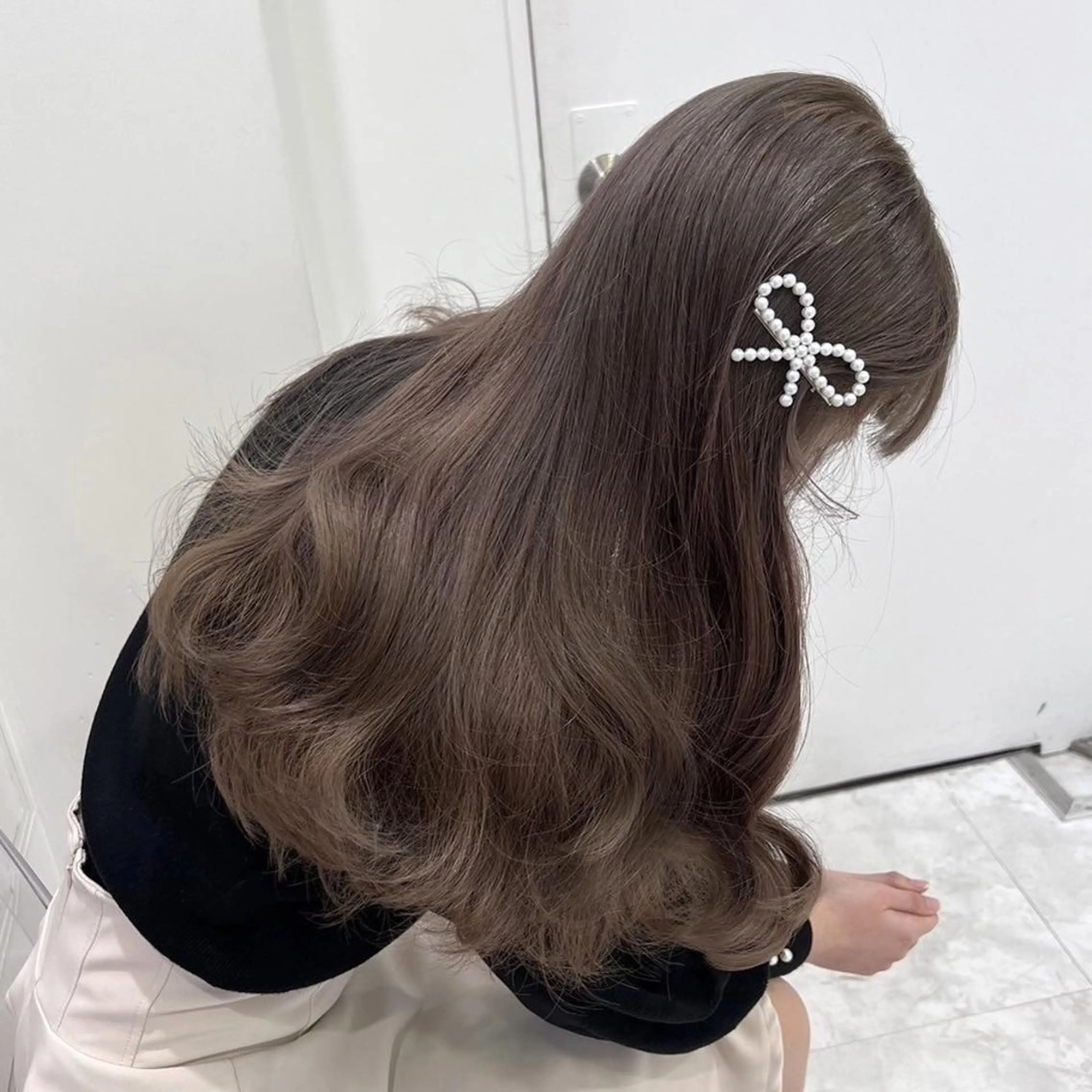 🤍ケアしながら透明感のあるヘアに🤍ブリーチなしダブルカラー＋髪質改善Tr🪞の写真