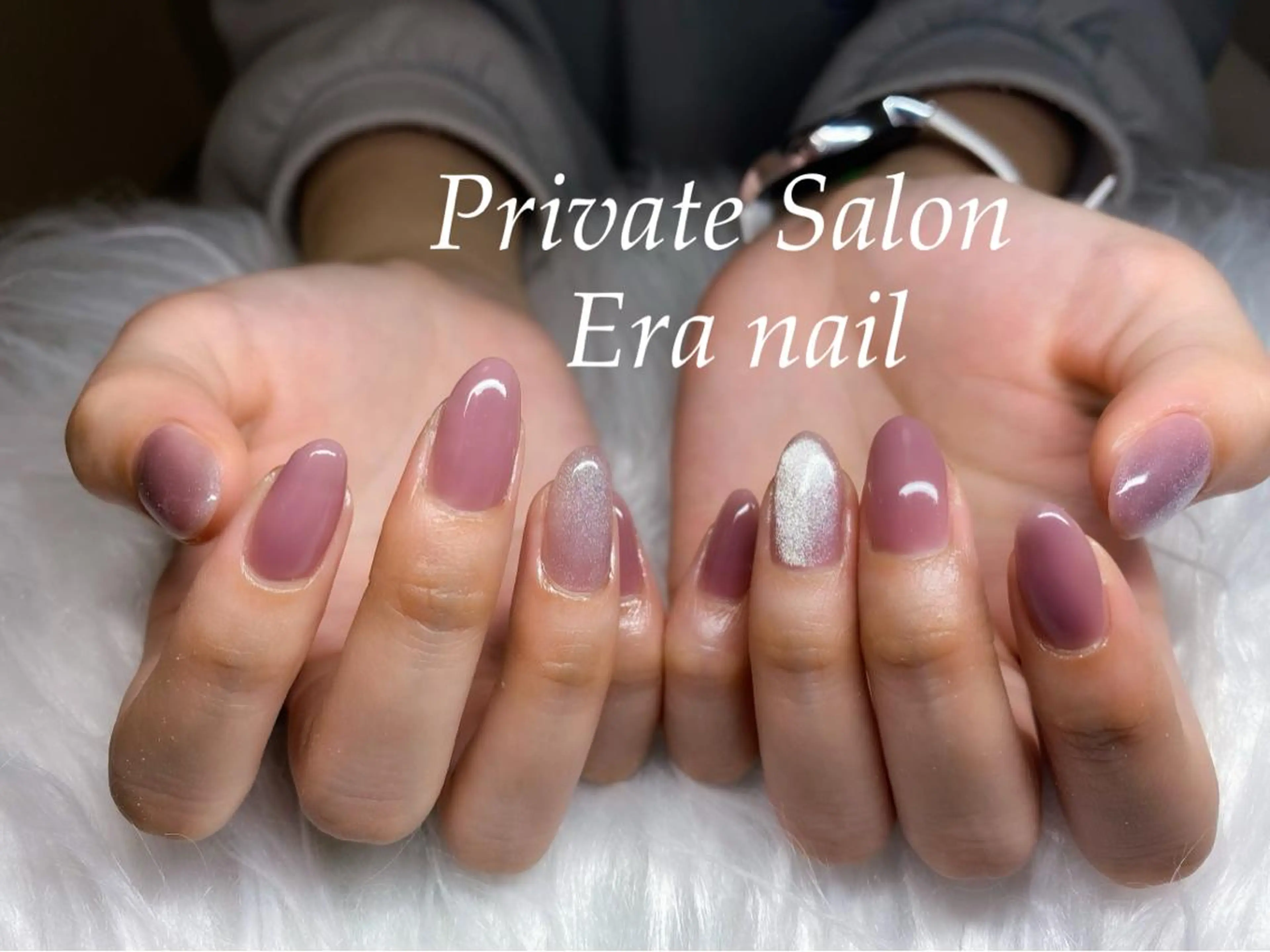 ネイル マグネットネイル ワンカラーネイル ハンドネイル Era nailのネイルデザイン
