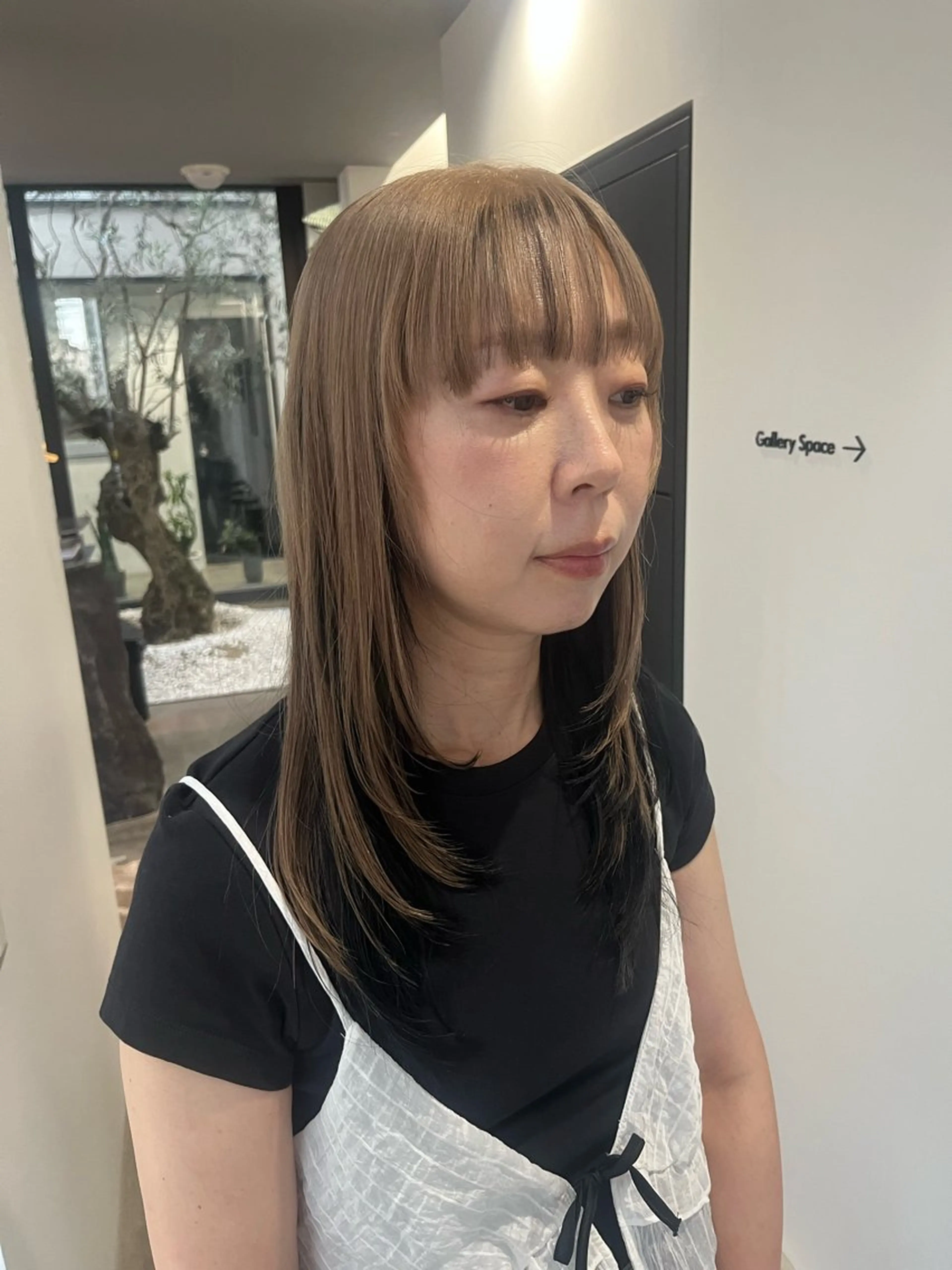 ロング カラー ベージュカラー デザインカラー カット ヘアカラー パーマ/縮毛矯正 揚村武斗のヘアスタイル