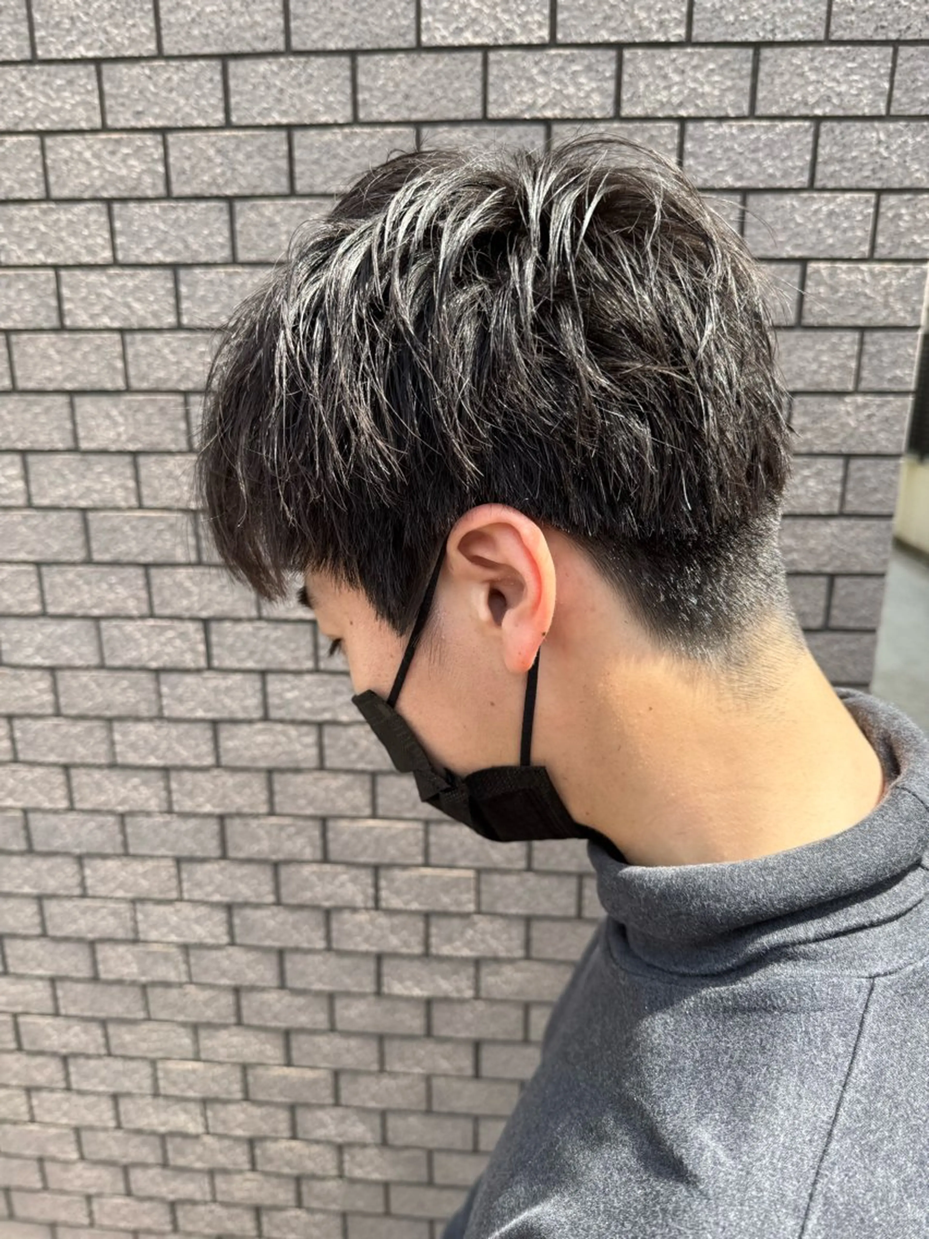 ショート メンズ カット パーマ/ハイトーン /吉田眞のヘアスタイル