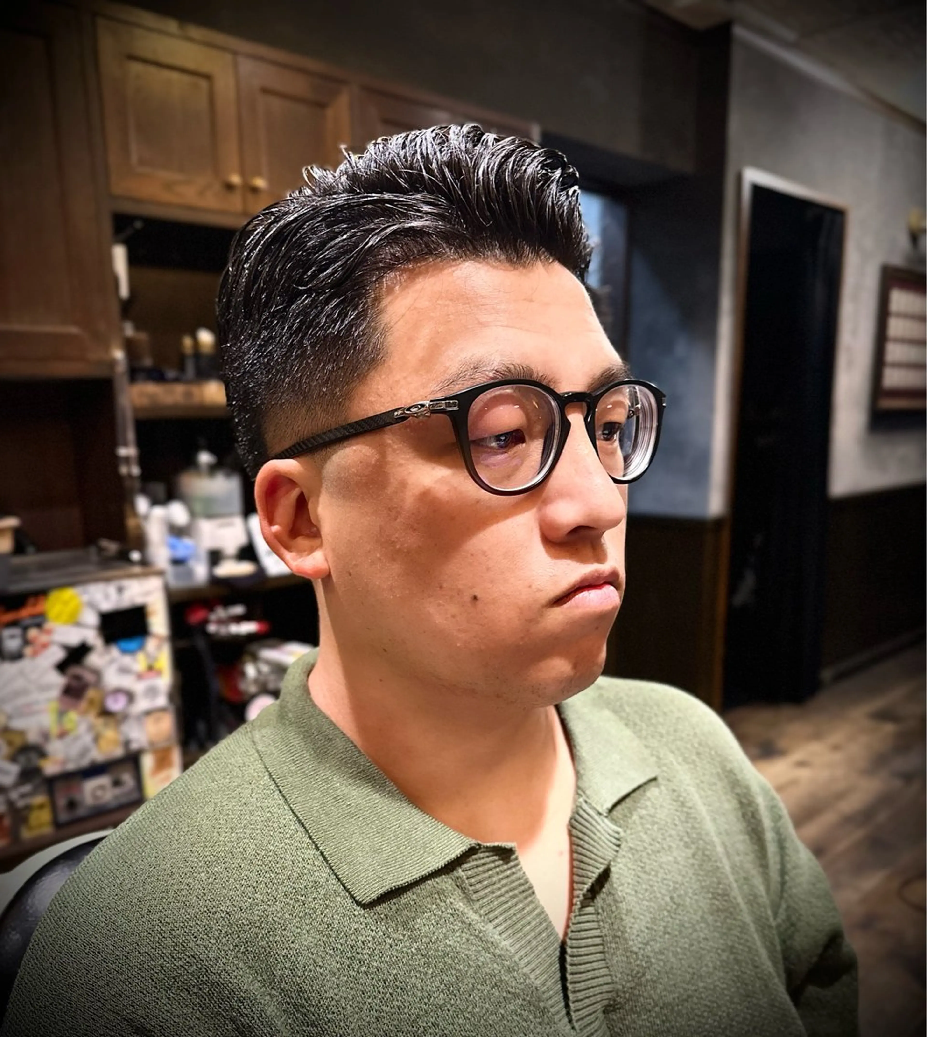 ミディアム ヒロ銀座BARBERSHOP横浜店所属・横浜 カット全般 大槻のヘアスタイル