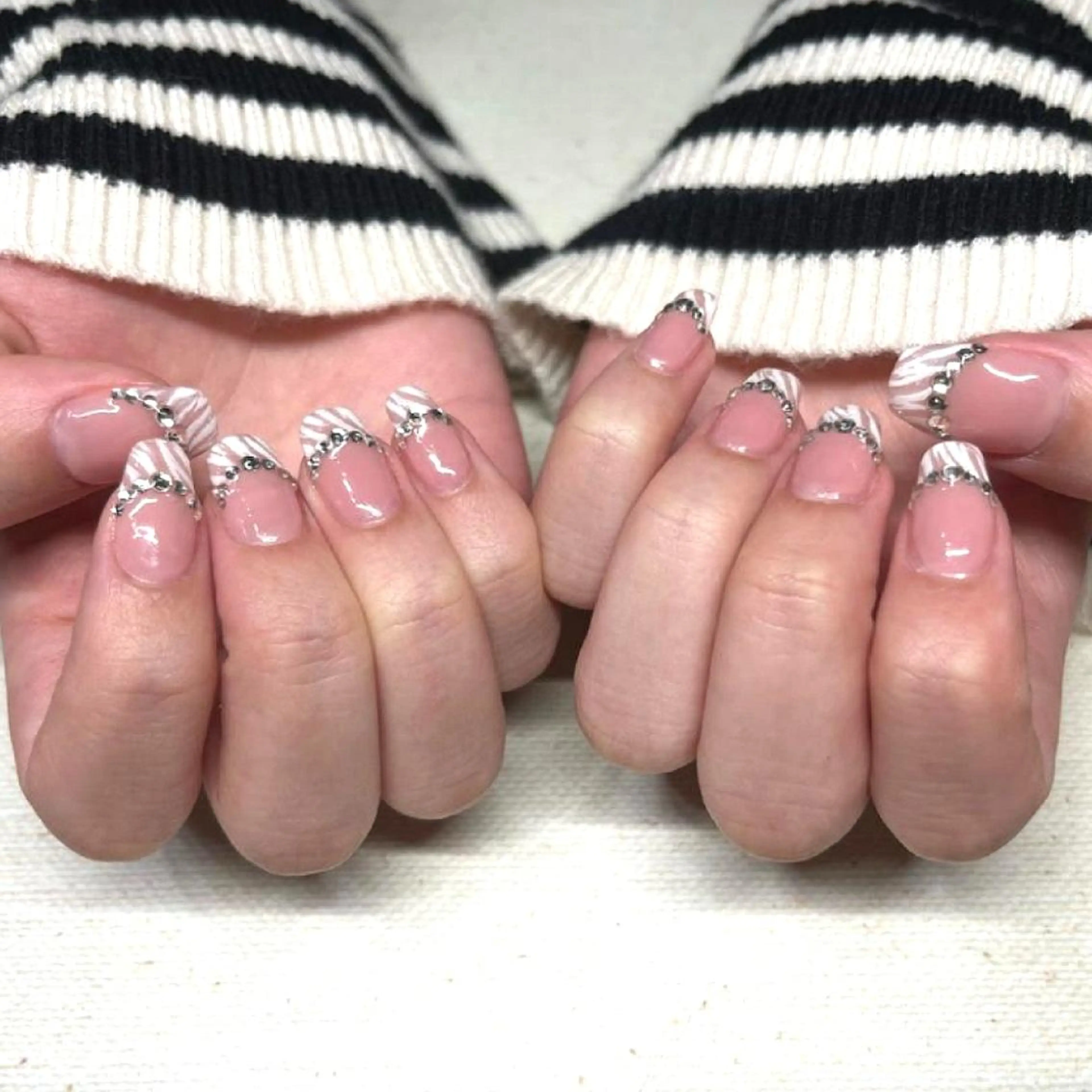 ネイル キラキラネイル ひだか あいこのネイルデザイン