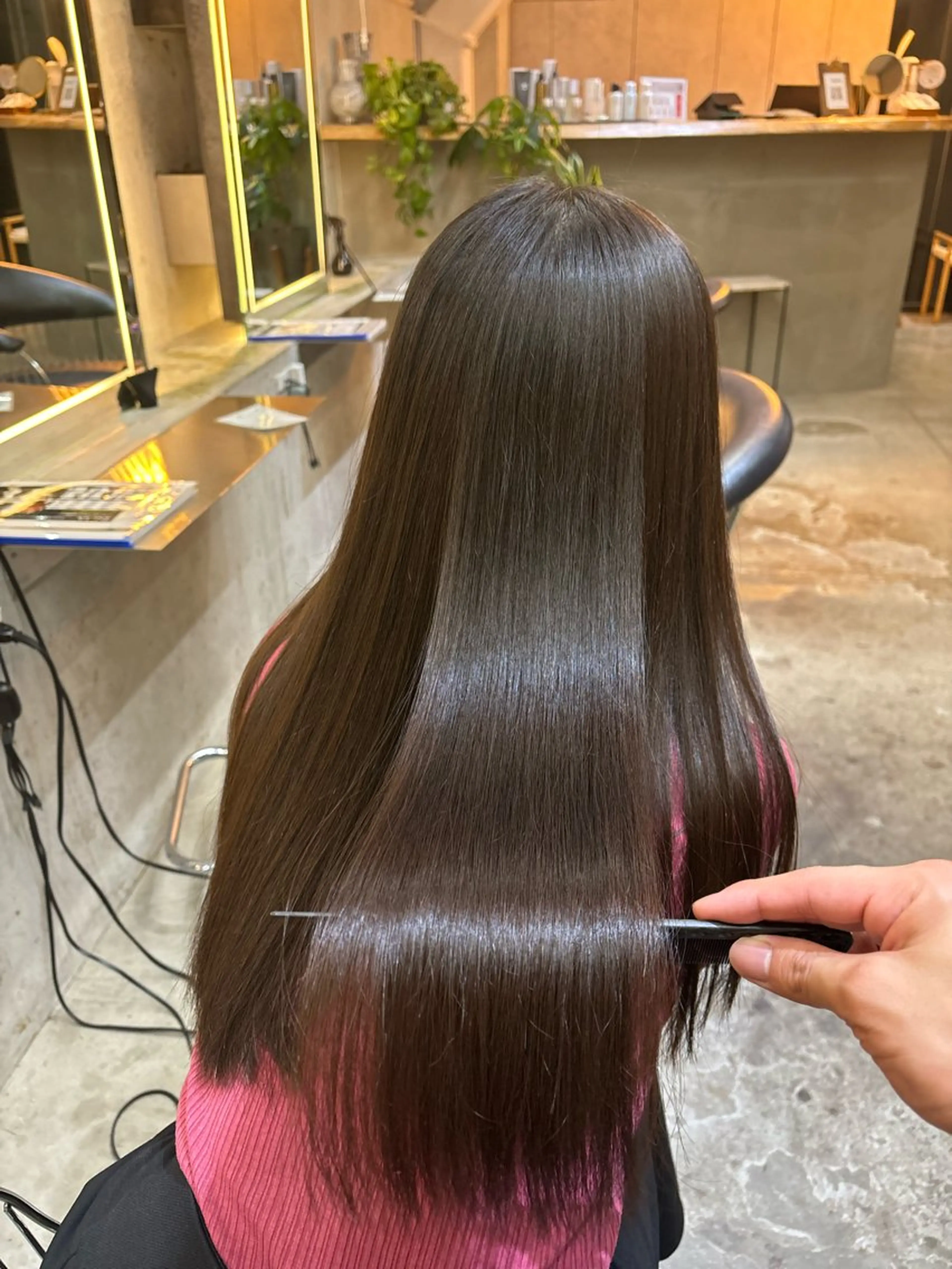 ロング 縮毛矯正 Lond表参道店所属・うる艶縮毛カラー✨ たいよう☀️のヘアスタイル