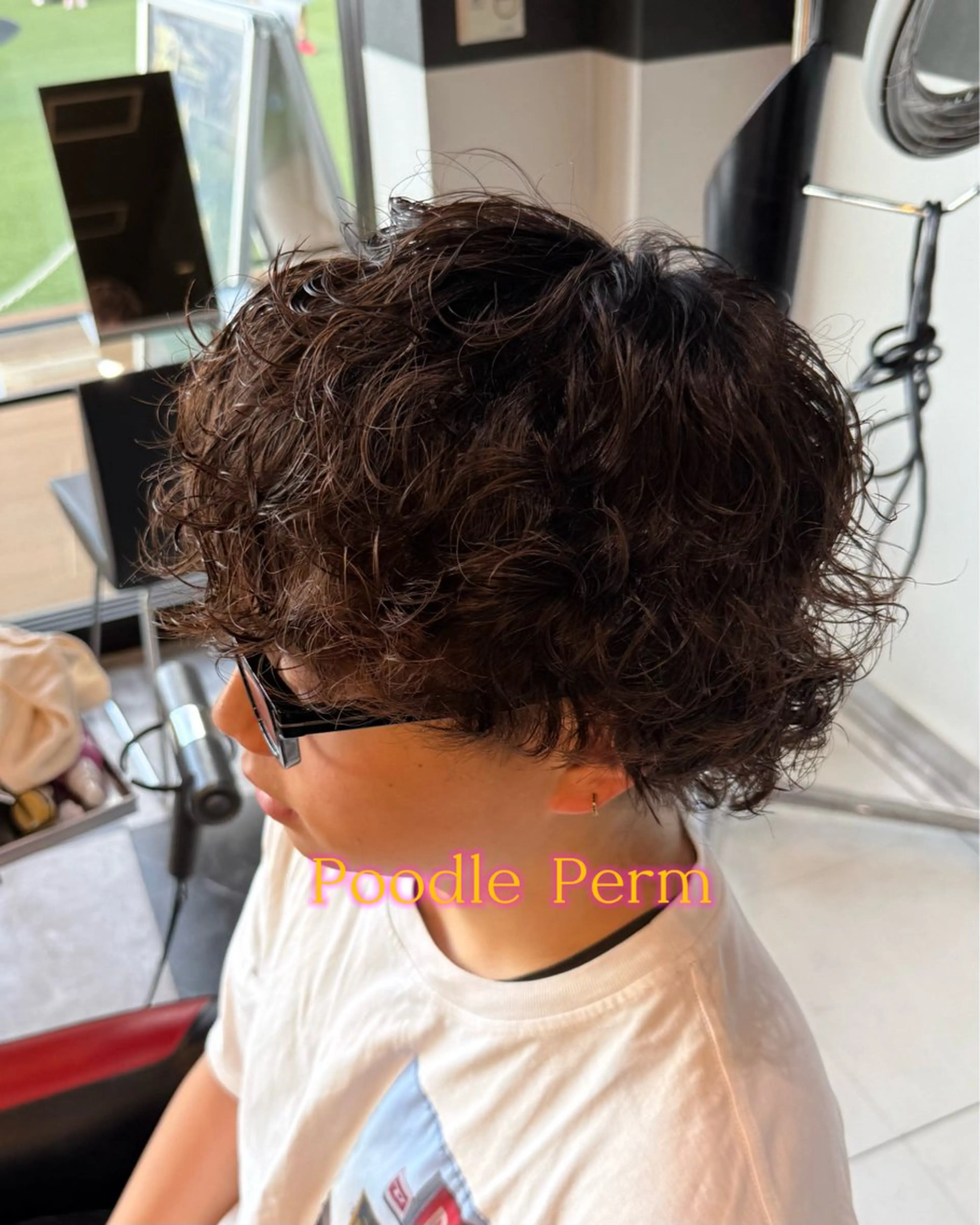 パーマ メンズ カット パーマ レディースモデル募集 無料/田中海斗のヘアスタイル