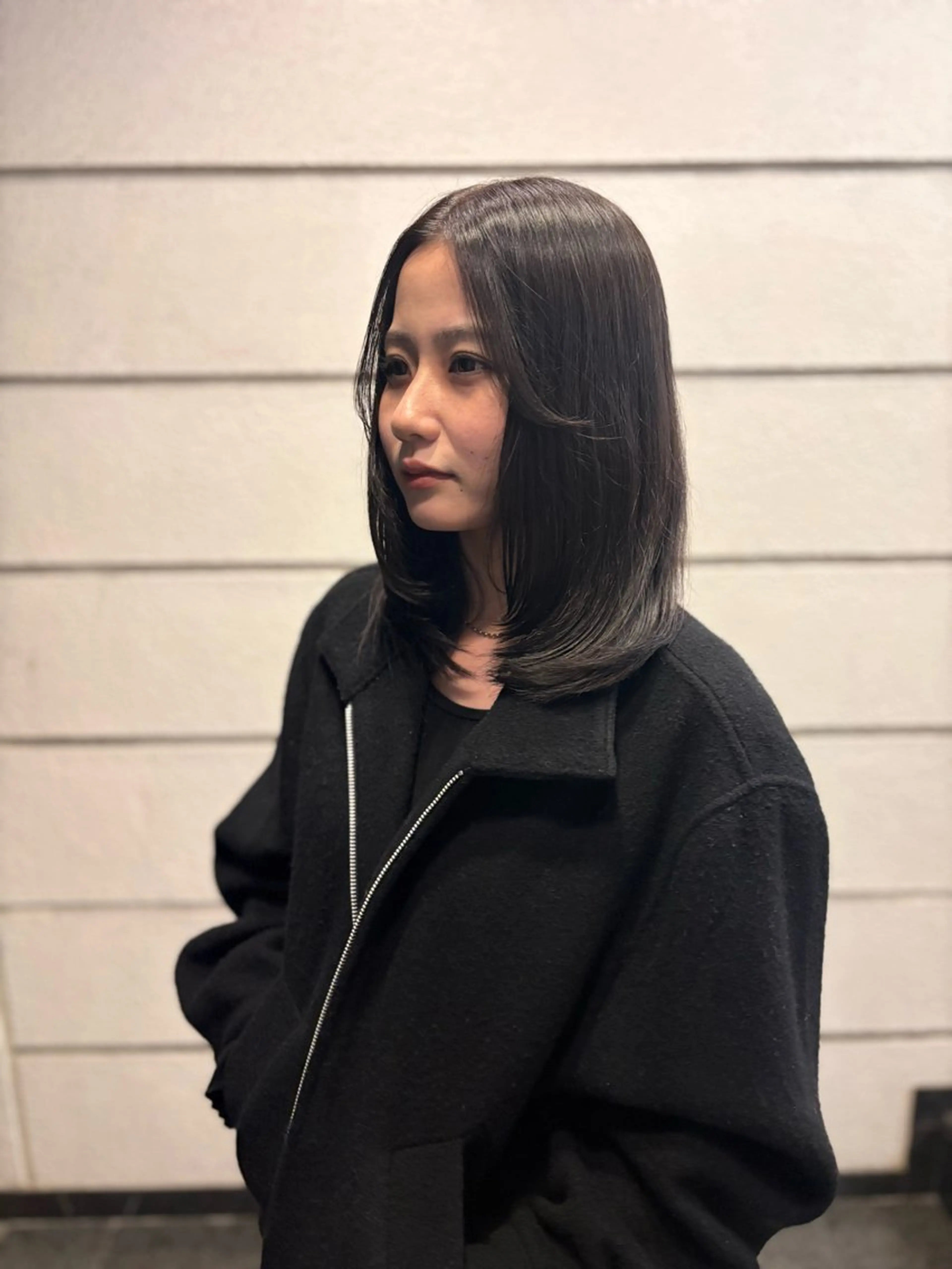 ミディアム カット ヘアカラー kenshin/艶髪 /似合わせカットのヘアスタイル