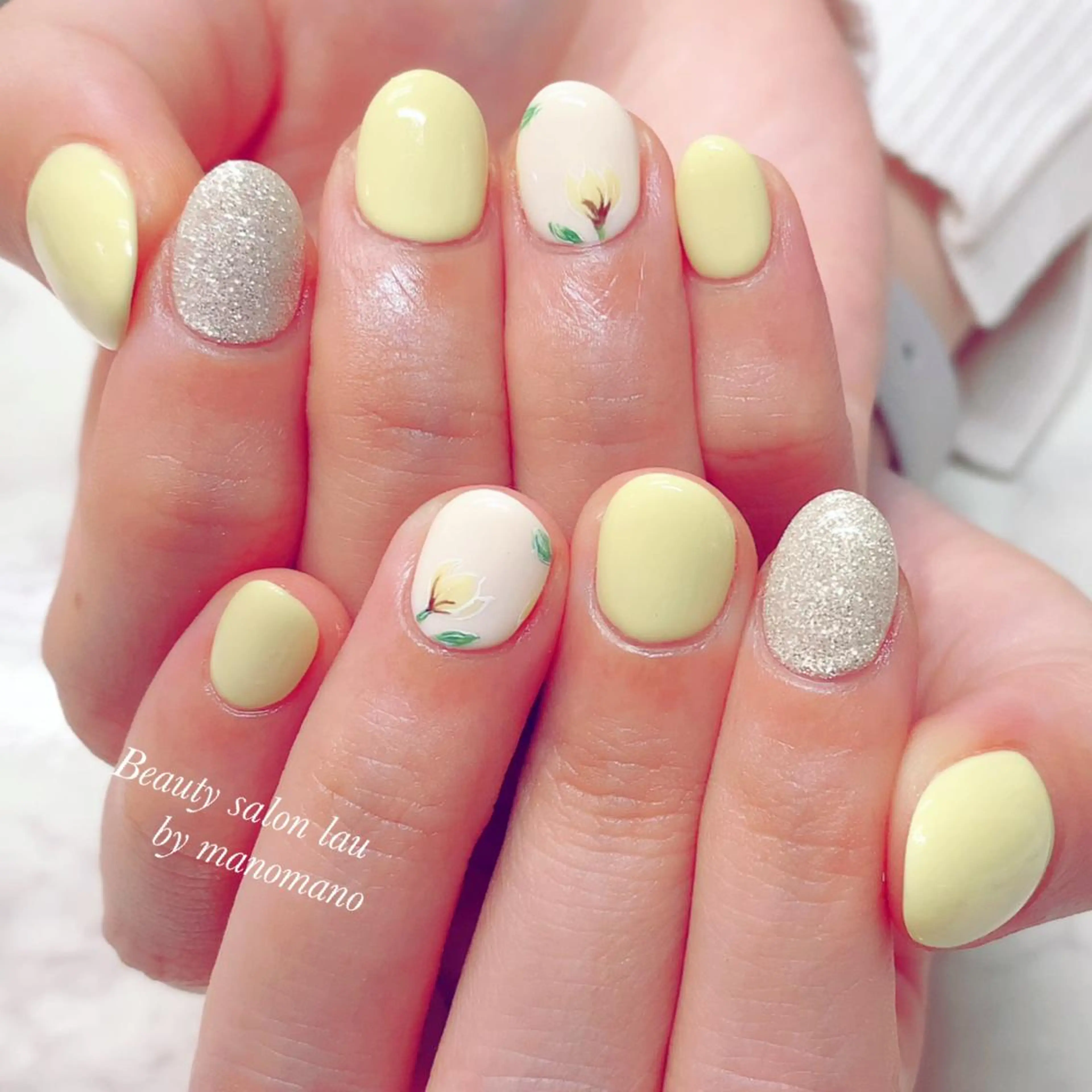 ネイル ハンドネイル ラウバイマノマノ なかざとのネイルデザイン