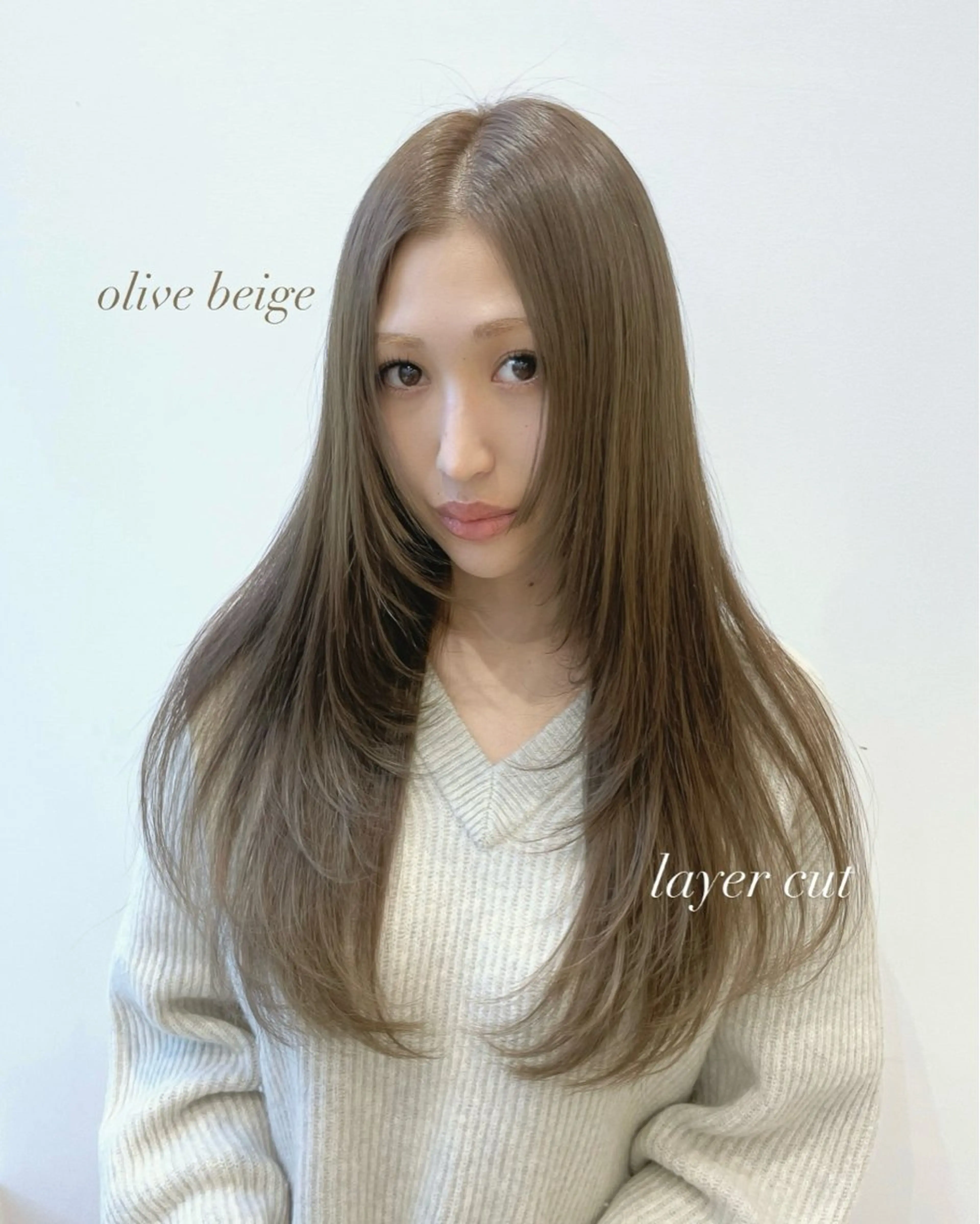 ロング レイヤーカット ワンホンレイヤー 圧倒的モテ艶髪💎 レイヤー💎kanaのヘアスタイル