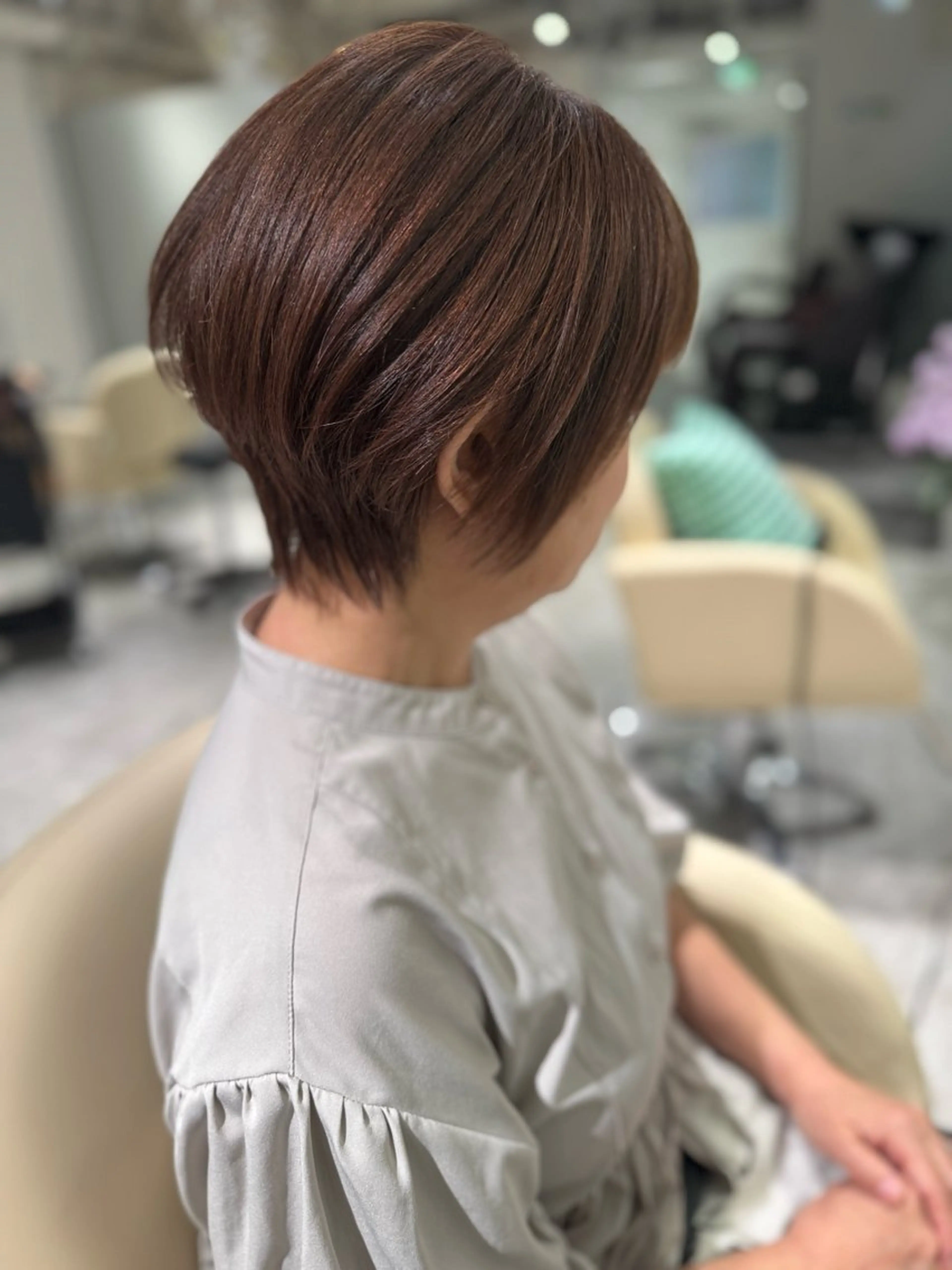ショート カラー 夜23時まで予約🉑 reverieあきらのヘアスタイル