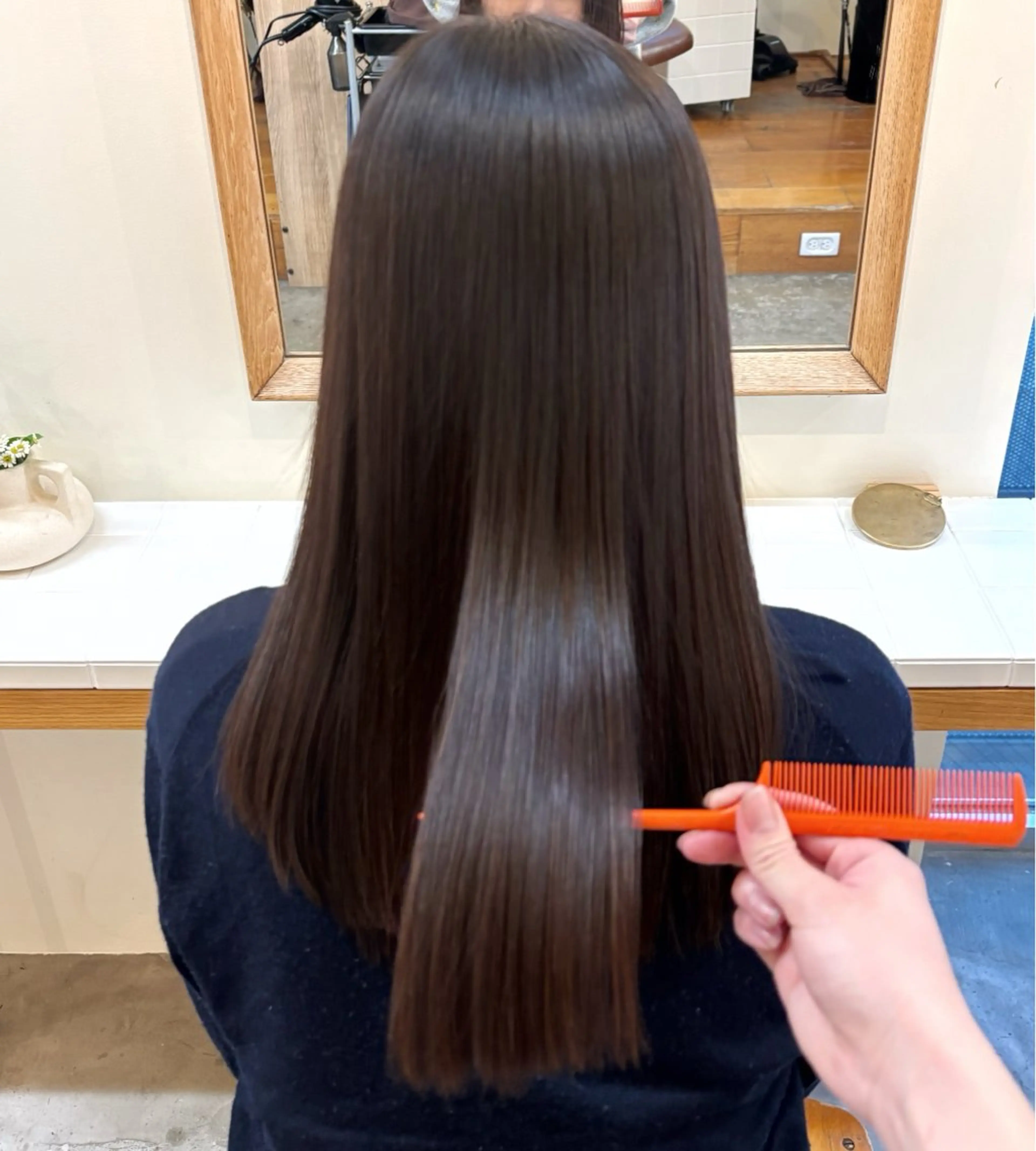 ロング 透明感/暖色カラー ミウのヘアスタイル