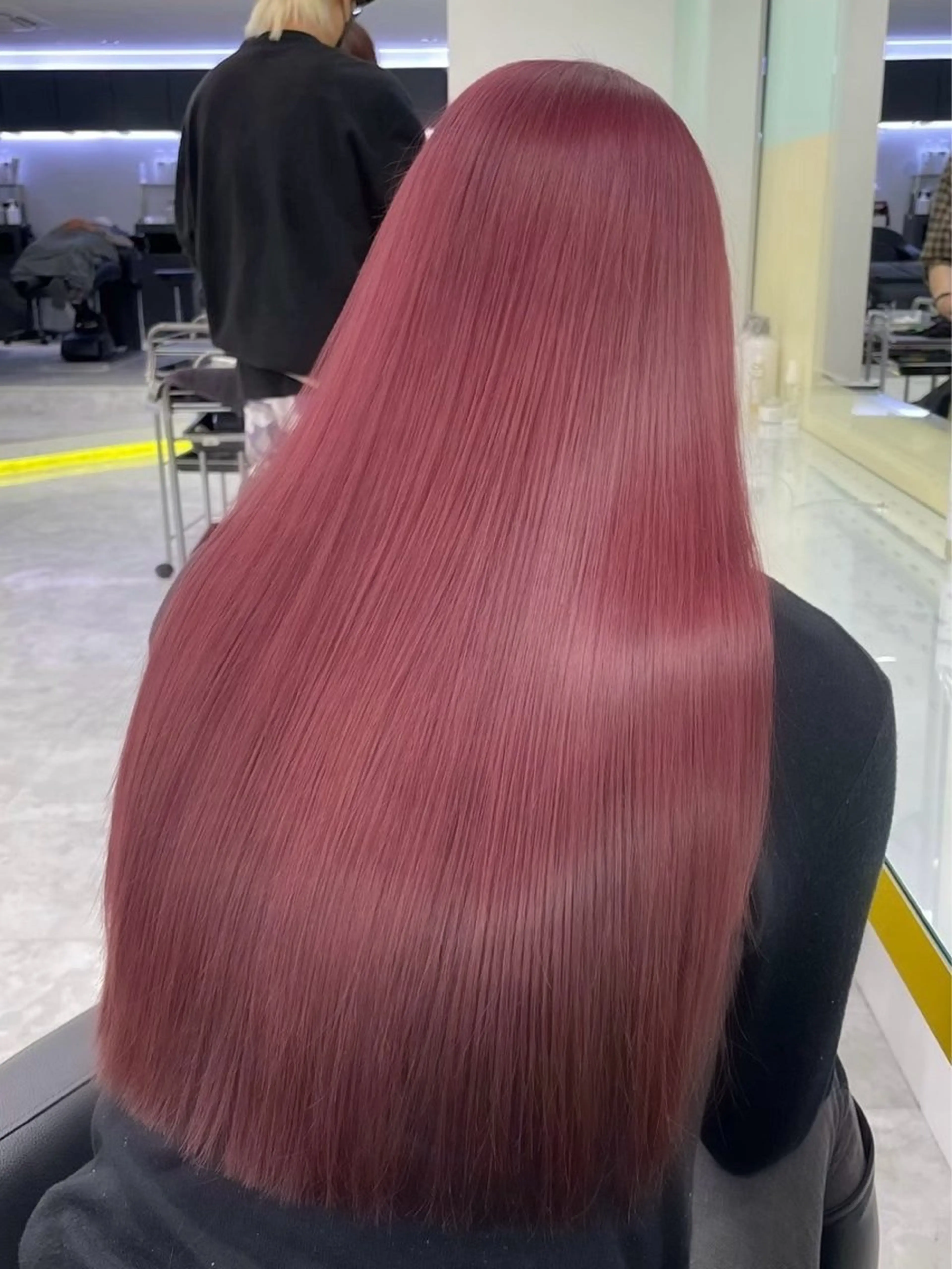 ロング カラー ヘアアレンジ ヘアカラー トリートメント ヘアセット 💎韓国/ レイヤー カット/ 暖色🫧のヘアスタイル