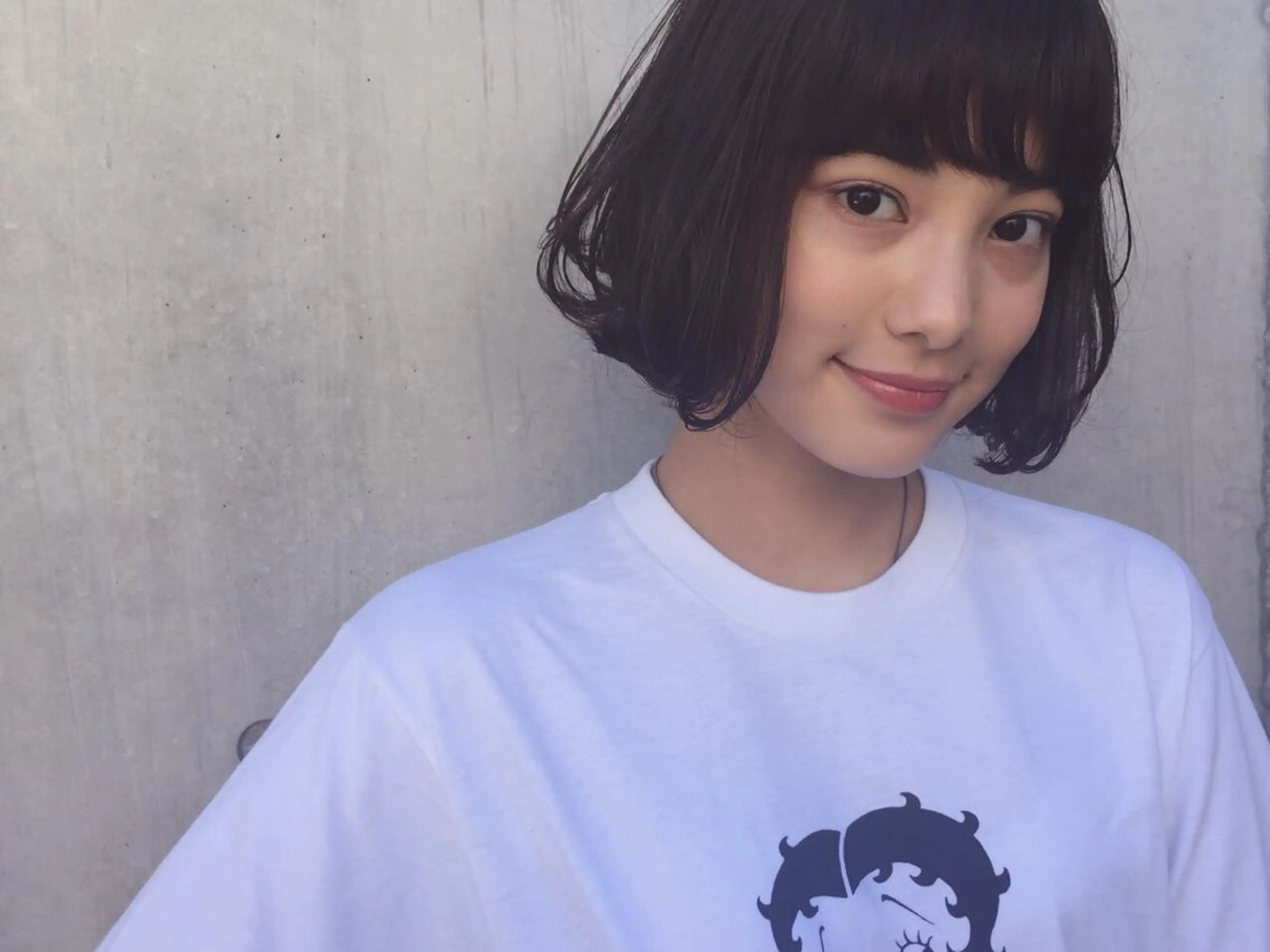 ショート ミディアム ワンレンボブ ボブ 透明感カラー🌿ボブ ✨飛田　ケイのヘアスタイル