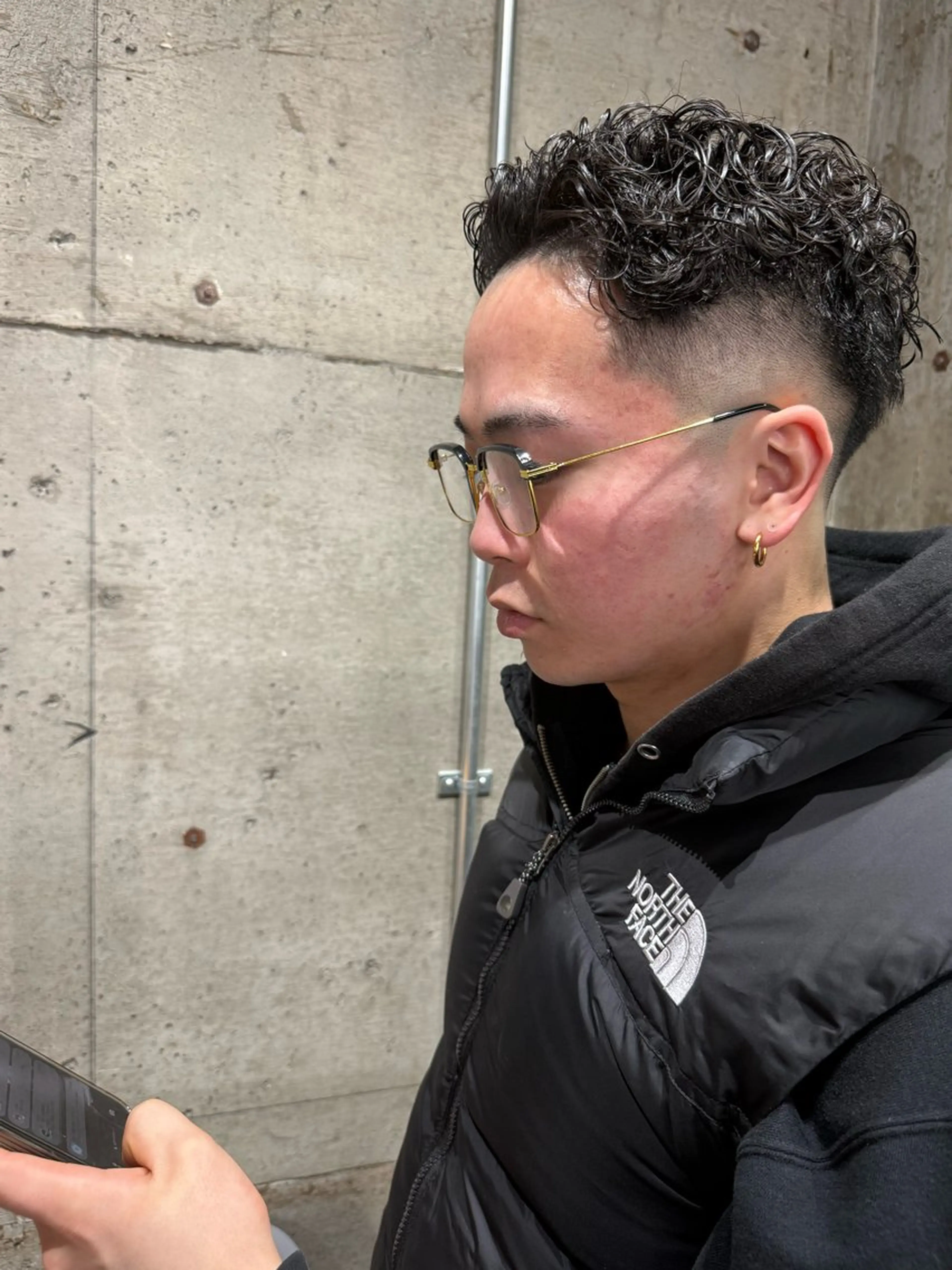 パーマ メンズヘア ニイヌマのヘアスタイル