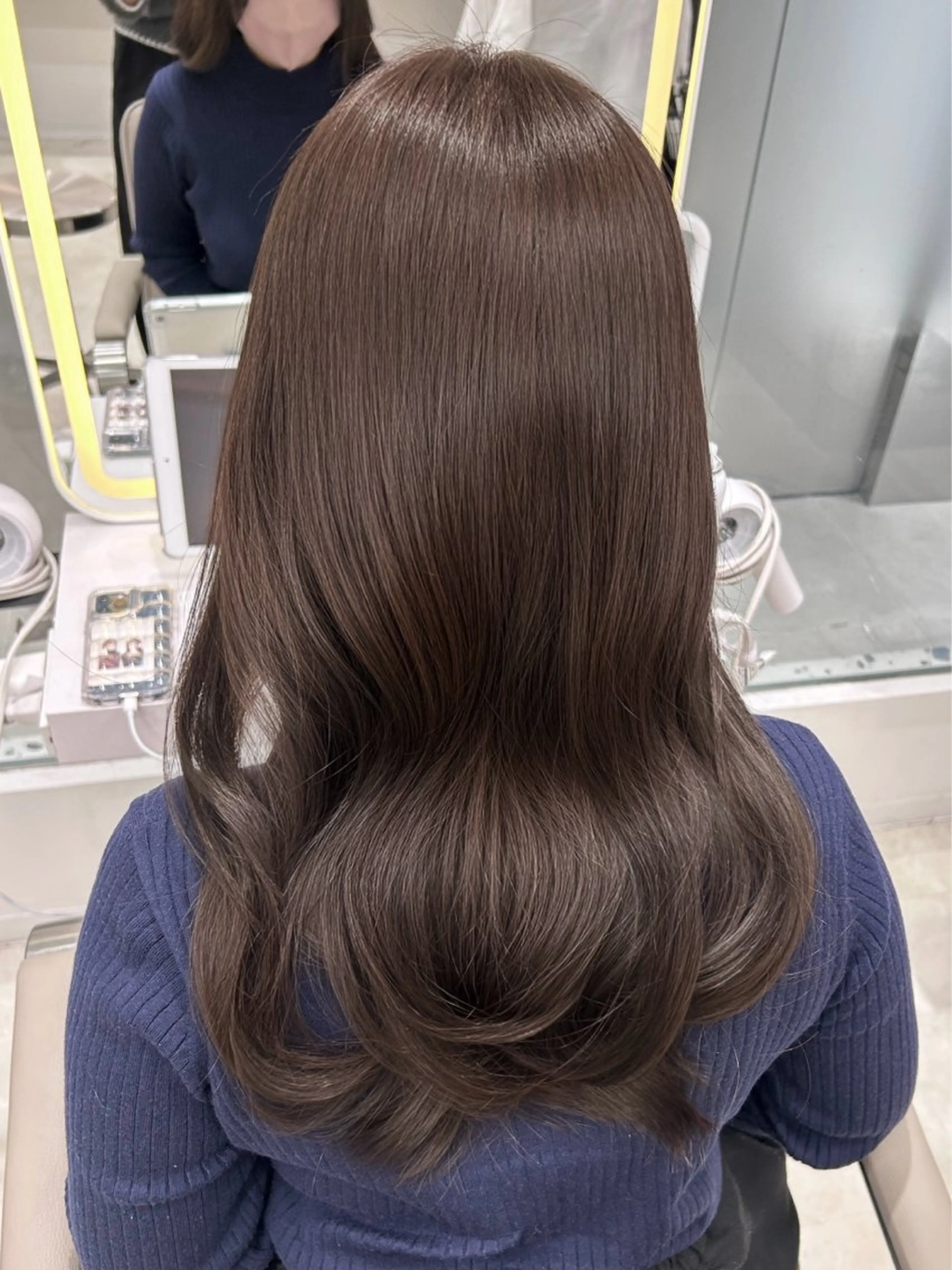 ロング カラー カット ヘアカラー トリートメント ダブルカラー髪質改善 /Annaのヘアスタイル