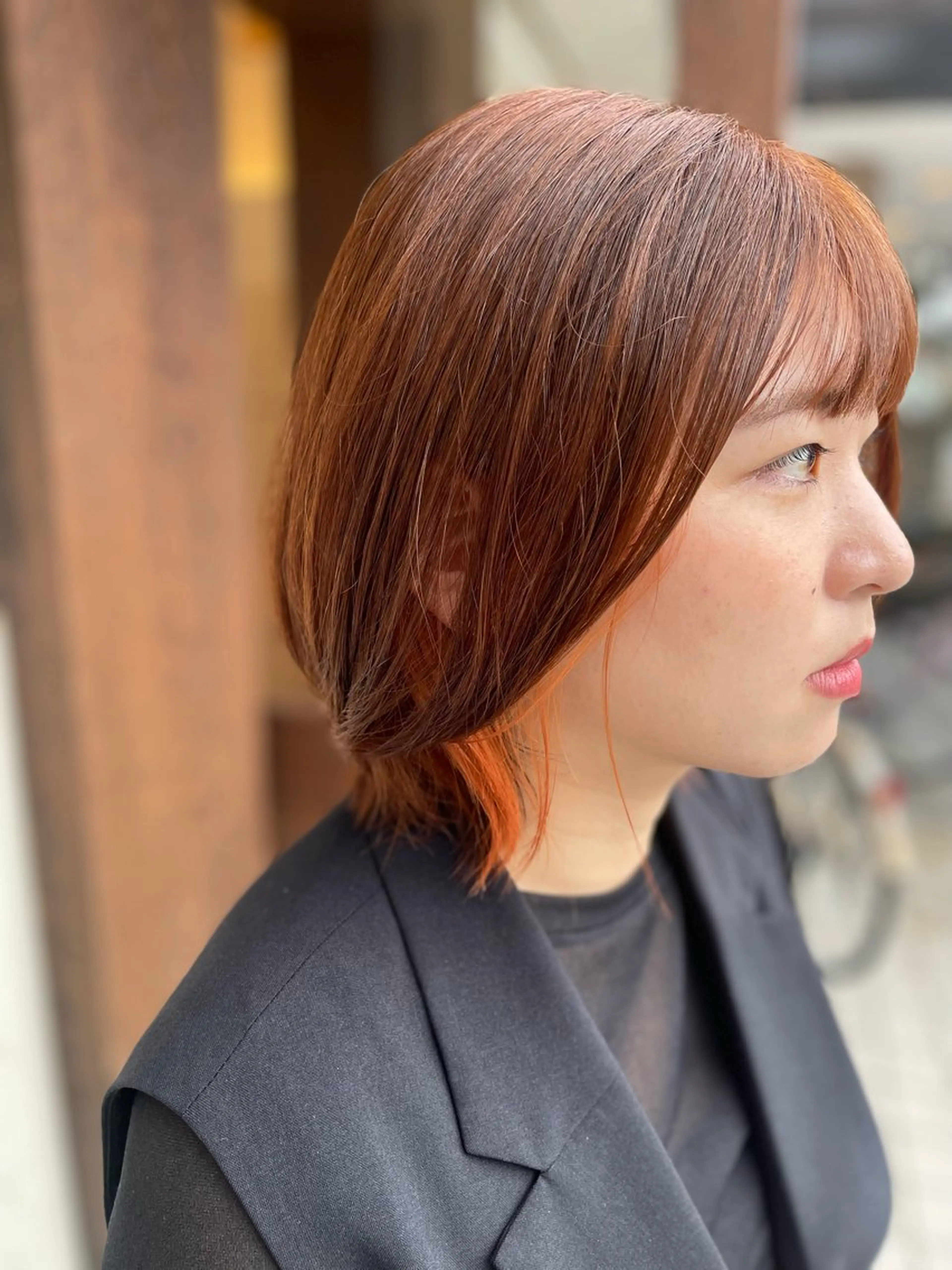 ミディアム カラー カット ヘアカラー MATSURI BASE.AWAJIのヘアスタイル
