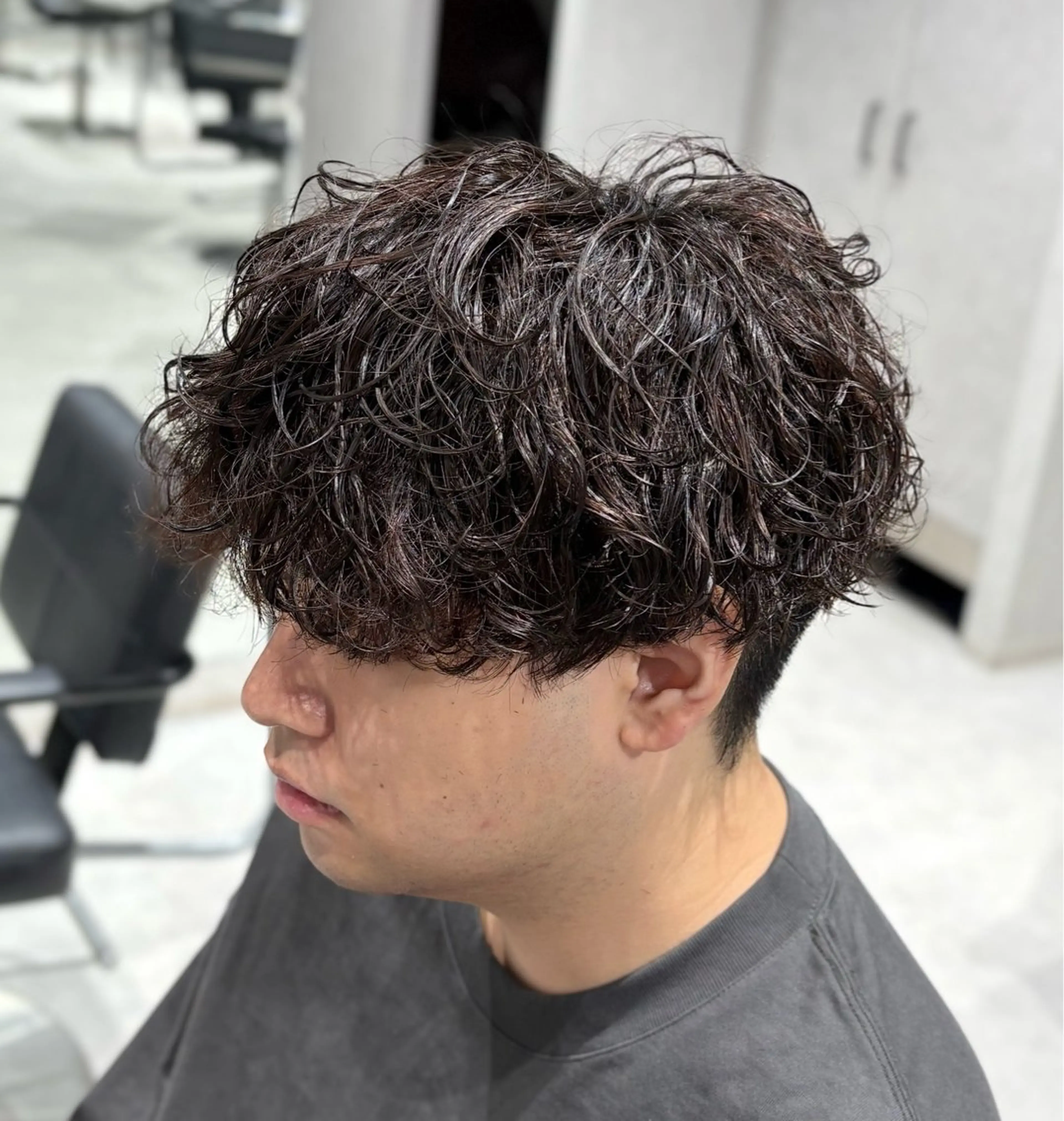 ショート パーマ メンズ 【メンズ特化】 池田大成✂︎のヘアスタイル