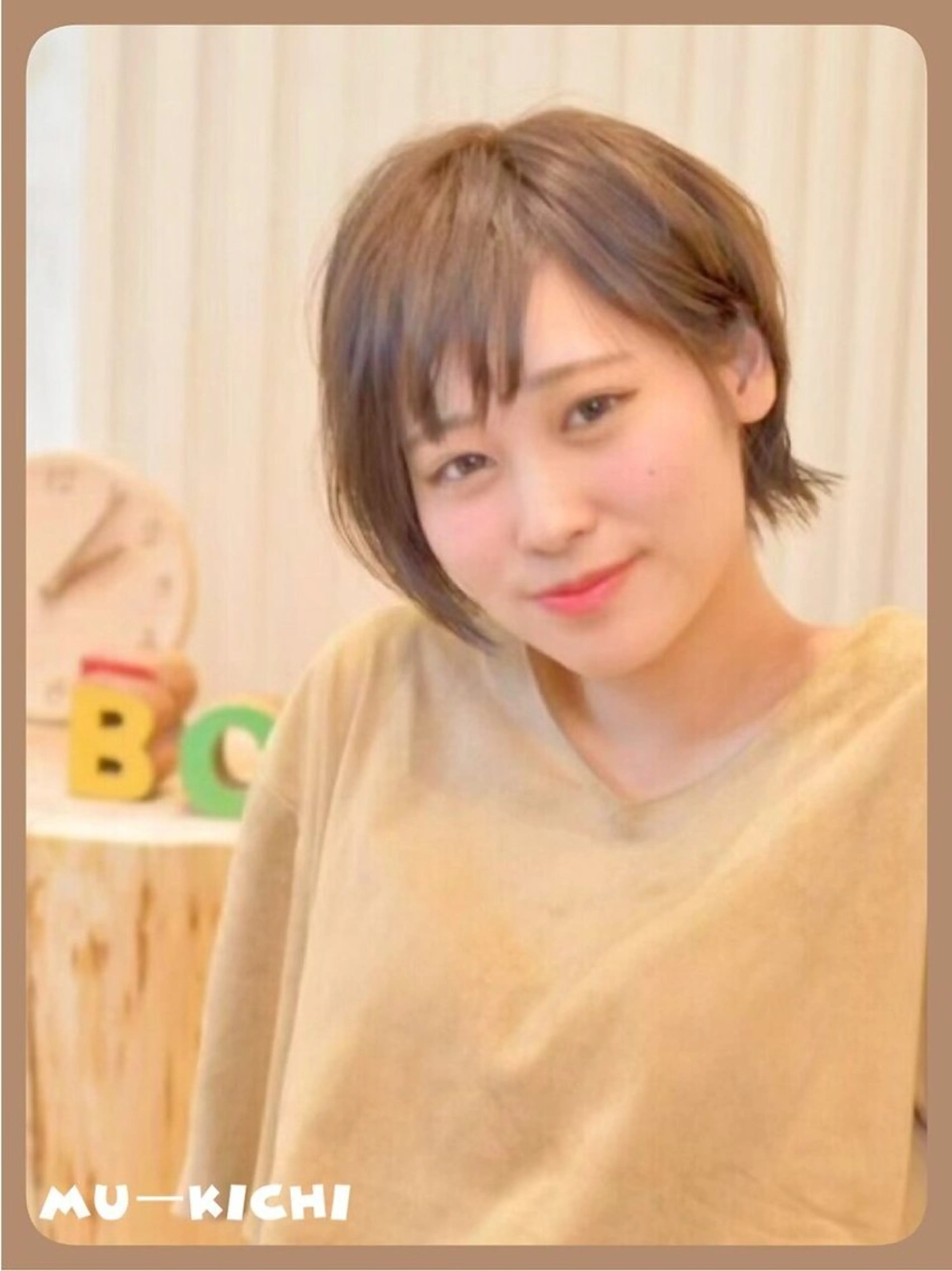 ショート 白石枝梨🌈 mu-kichi🌈のヘアスタイル