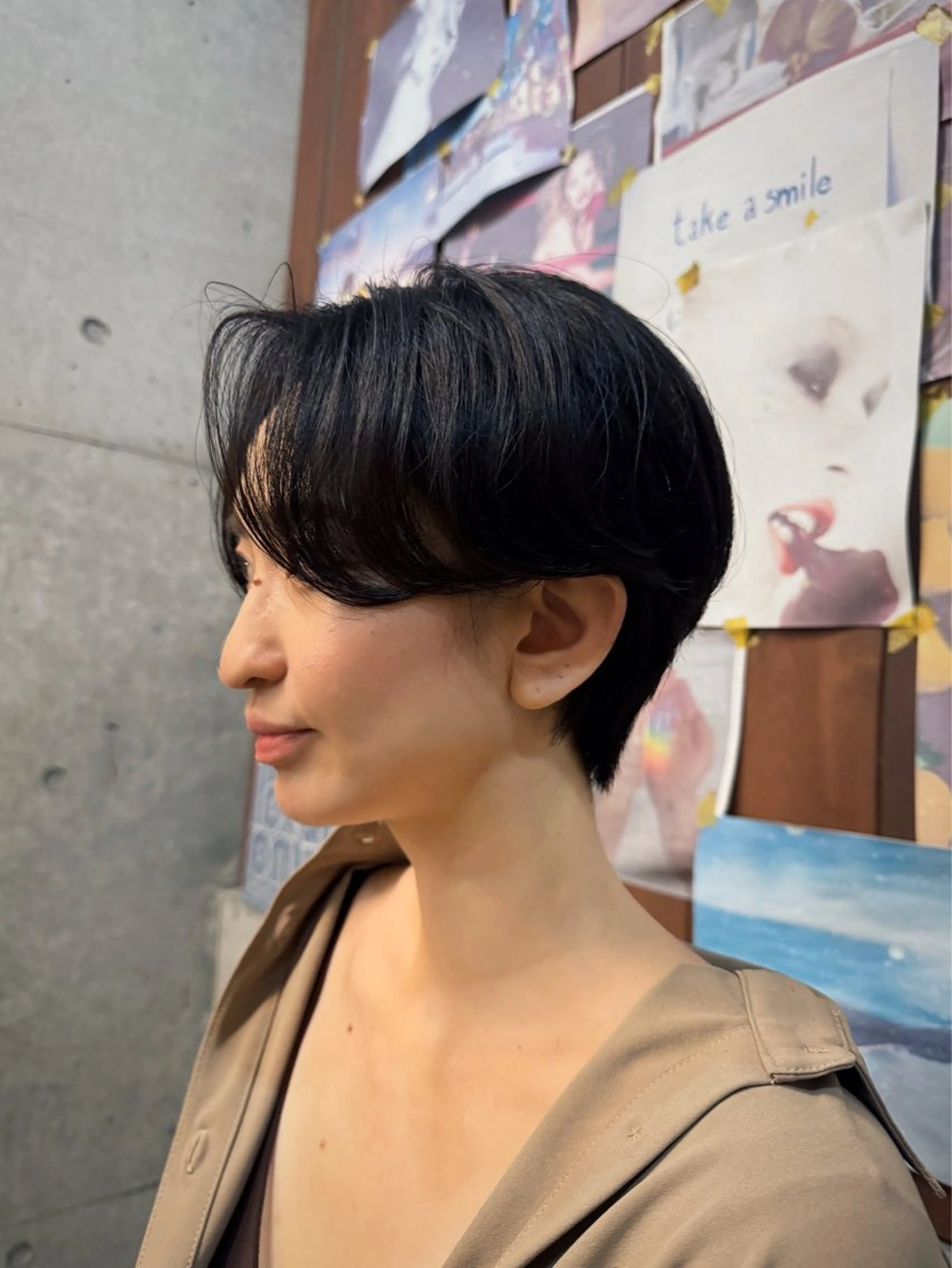 ショート ハンサムショート ショートヘア Fam 代官山所属・佐藤 百葉のヘアスタイル