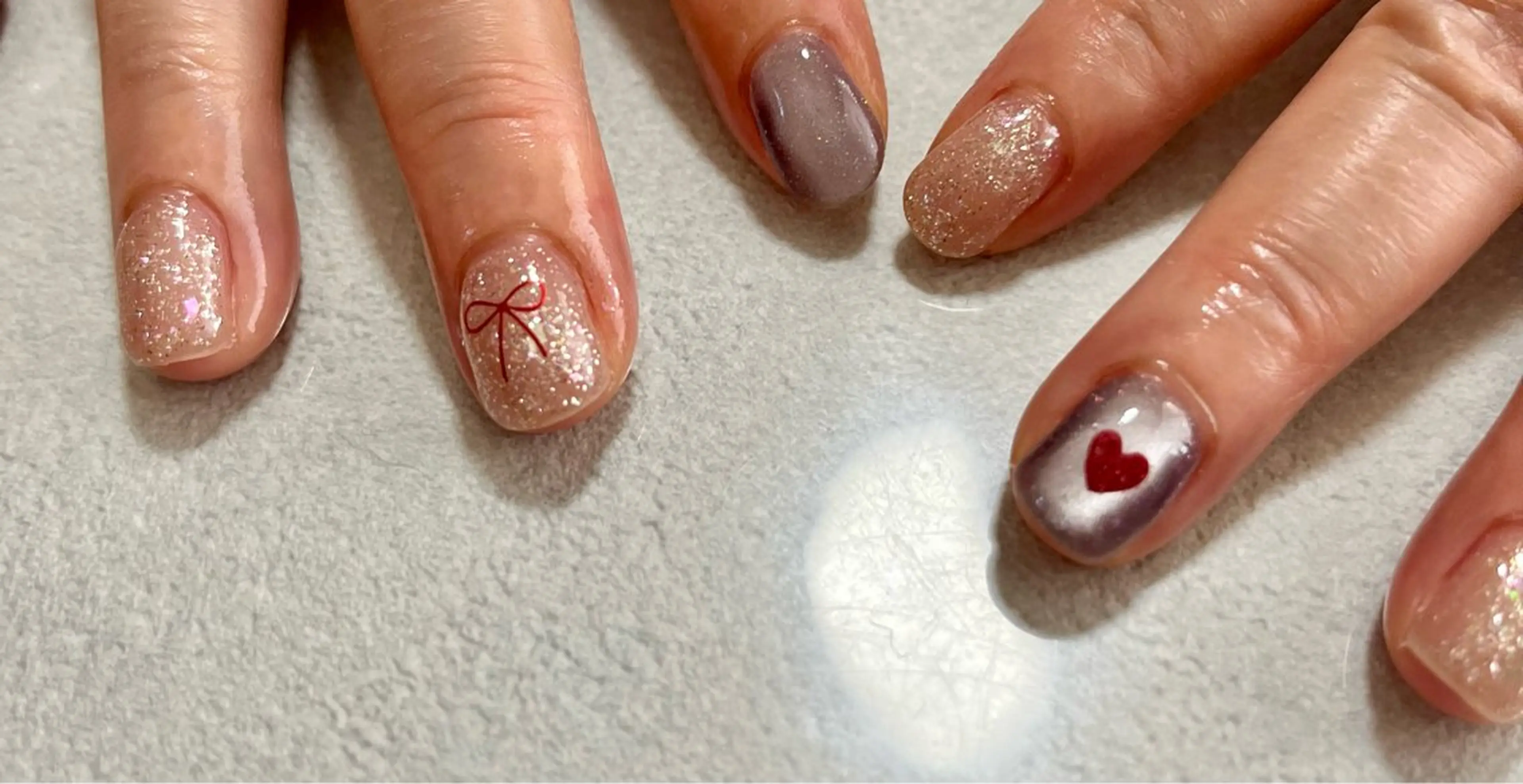 ネイル tsumeya ゆるかわ手描きネイルのネイルデザイン